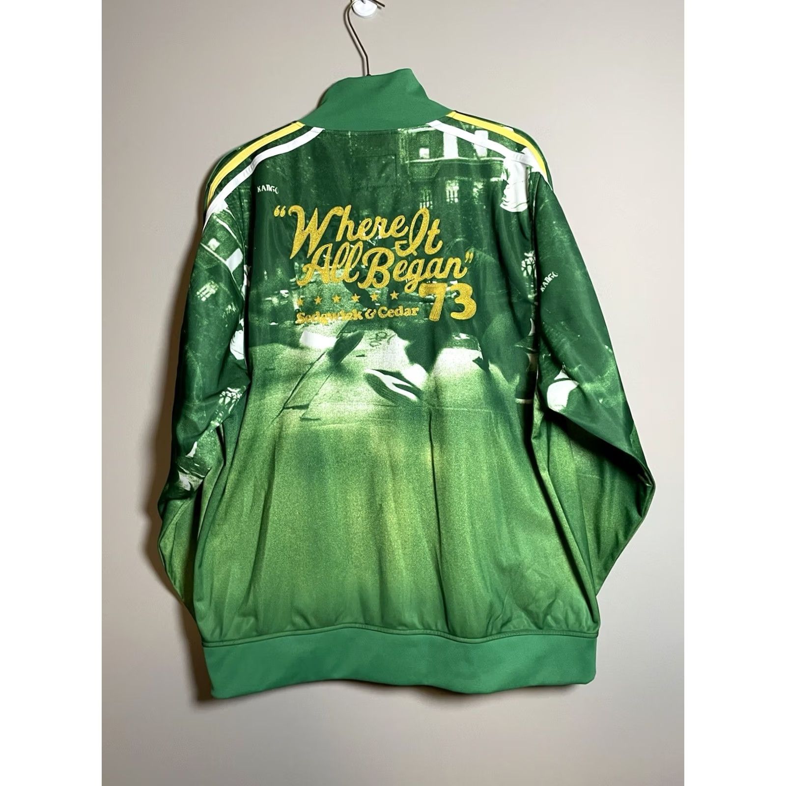 Vintage Sedgwick & Cedar Track Jacket 3XL Men Green 1973 24" Pit to Pit 31" Length Vintage? 2020s? Size US XXL / EU 58 / 5 - 4 Thumbnail