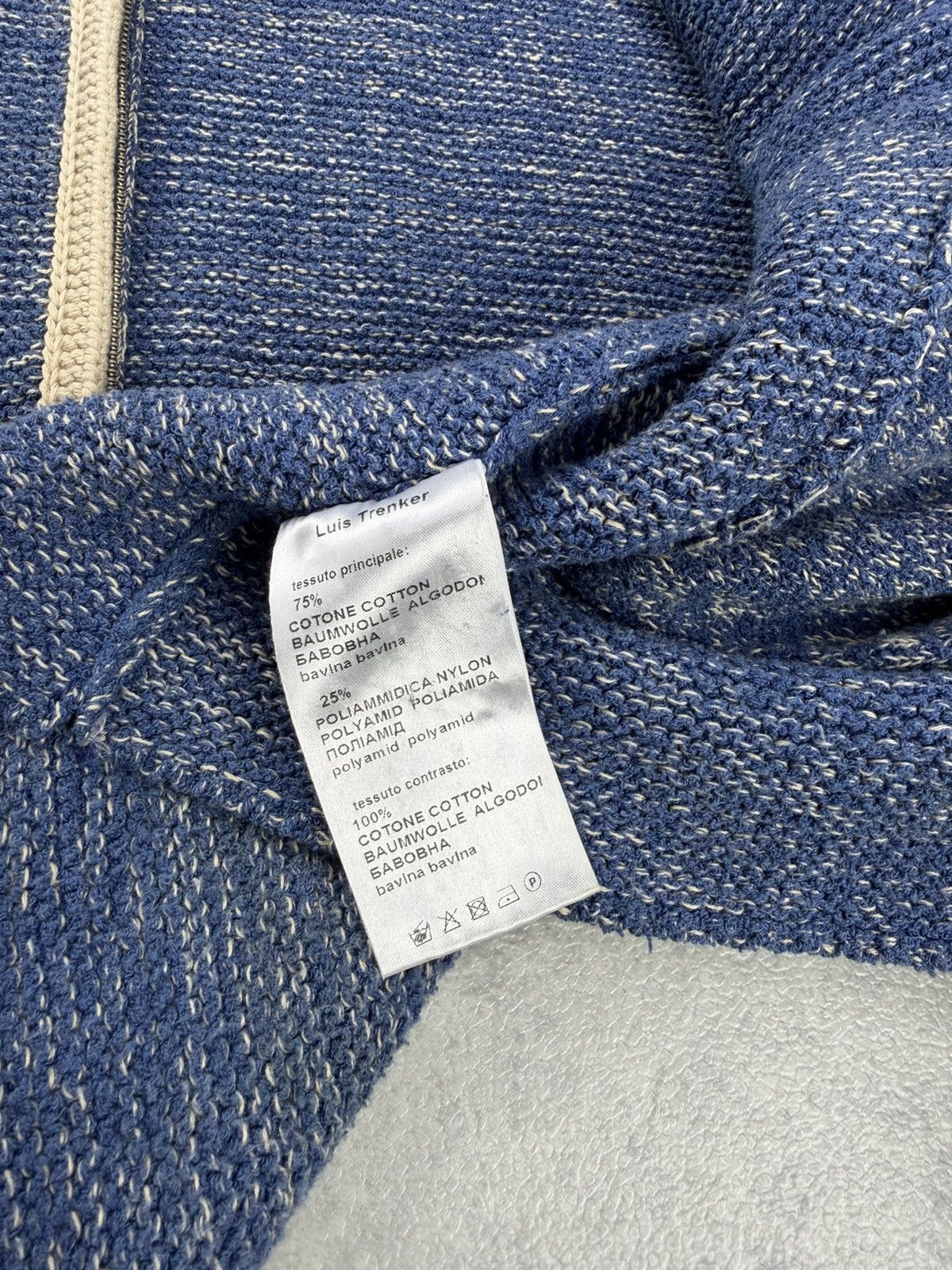 Other Luis Trenker Italy Knit Cardigan Blue Zip Sweater Size M Size US M / EU 48-50 / 2 - 13 Thumbnail