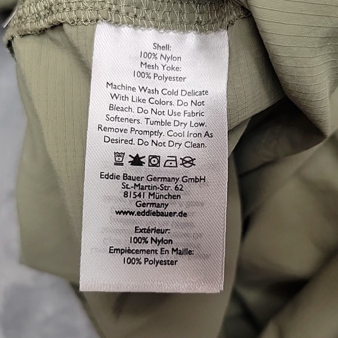 Eddie Bauer Eddie Bauer Shirt Women XL Green Vented Nylon Fishing Hiking Gorp Core Outdoors Button-Up Short Sleeve Casual Outdoor Nature UV Protection Pockets Size XL / US 12-14 / IT 48-50 - 4 Thumbnail