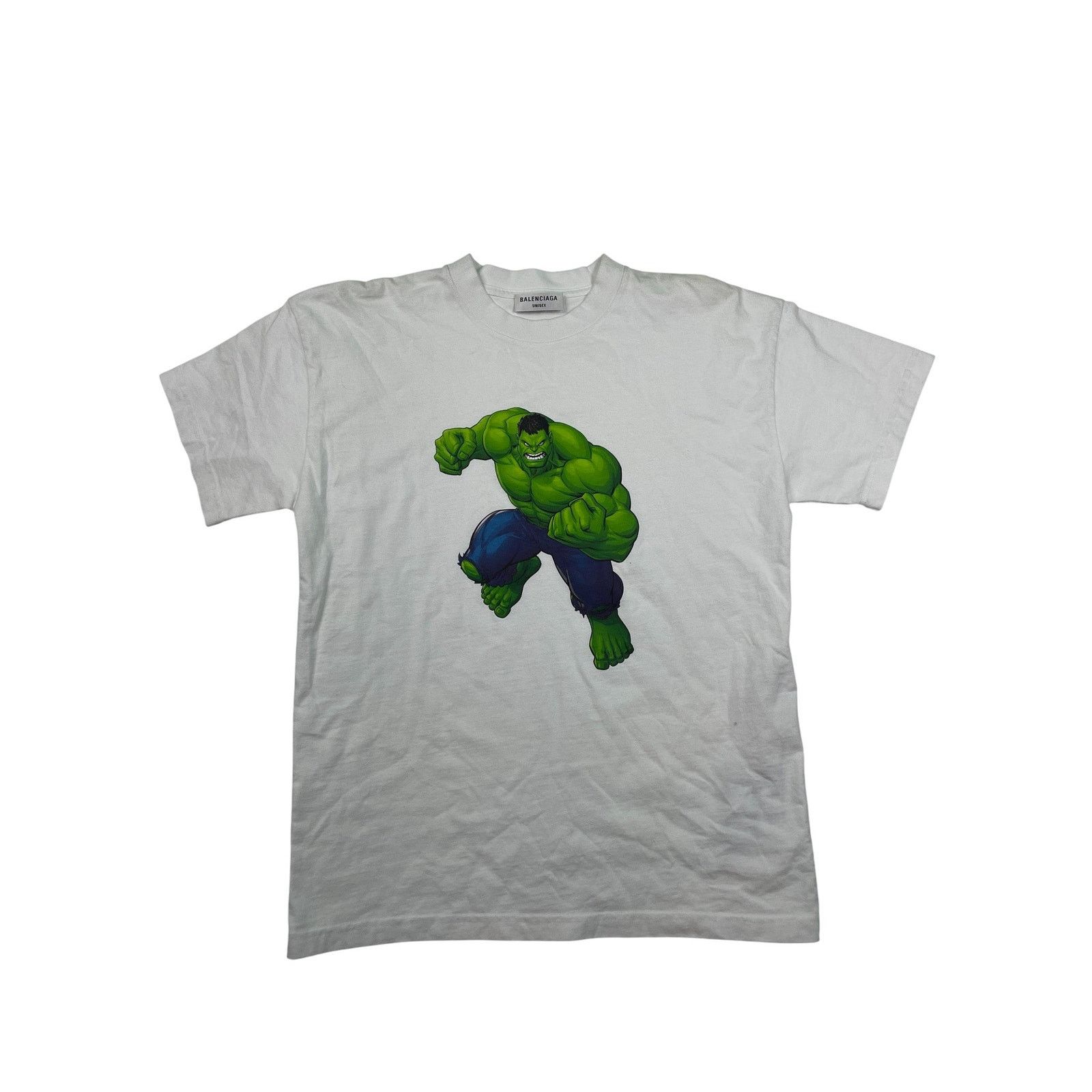 Balenciaga Balenciaga 'Hulk' White Tee Size US XS / EU 42 / 0 - 1 Thumbnail