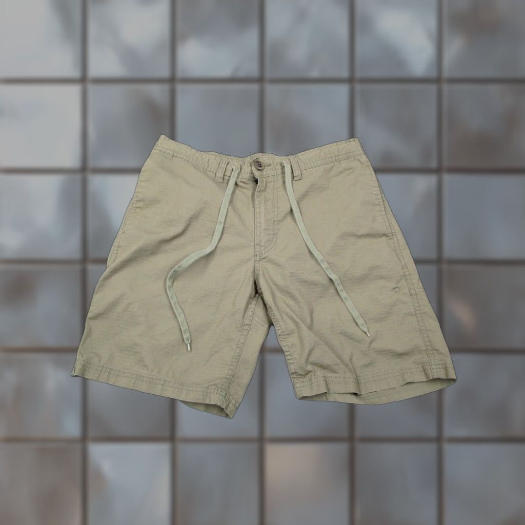Vissla Vissla Mens Green RIPSTOP short Drawstring Pockets - Organic Cotton 7" Inseam 5-Pocket Chino Shorts Size S Size US 29 - 1 Thumbnail