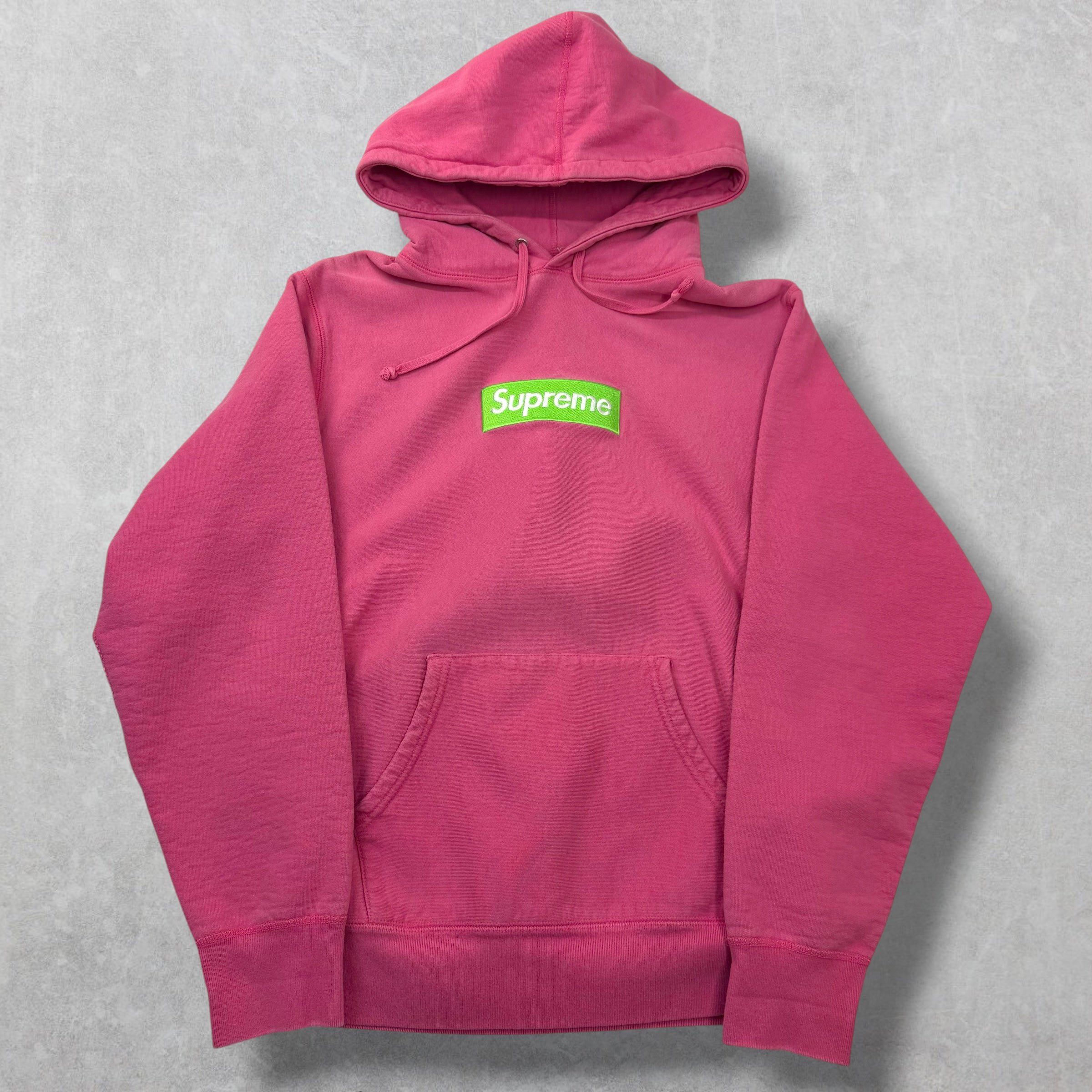 Supreme Supreme Pink Box Logo Hoodie | Grailed