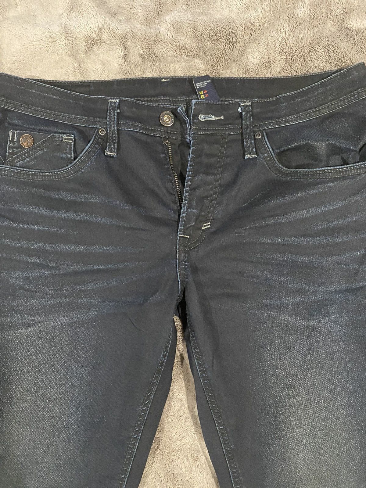 Other United Glory Blue Straight Jeans 33x32 Size US 33 - 3 Thumbnail