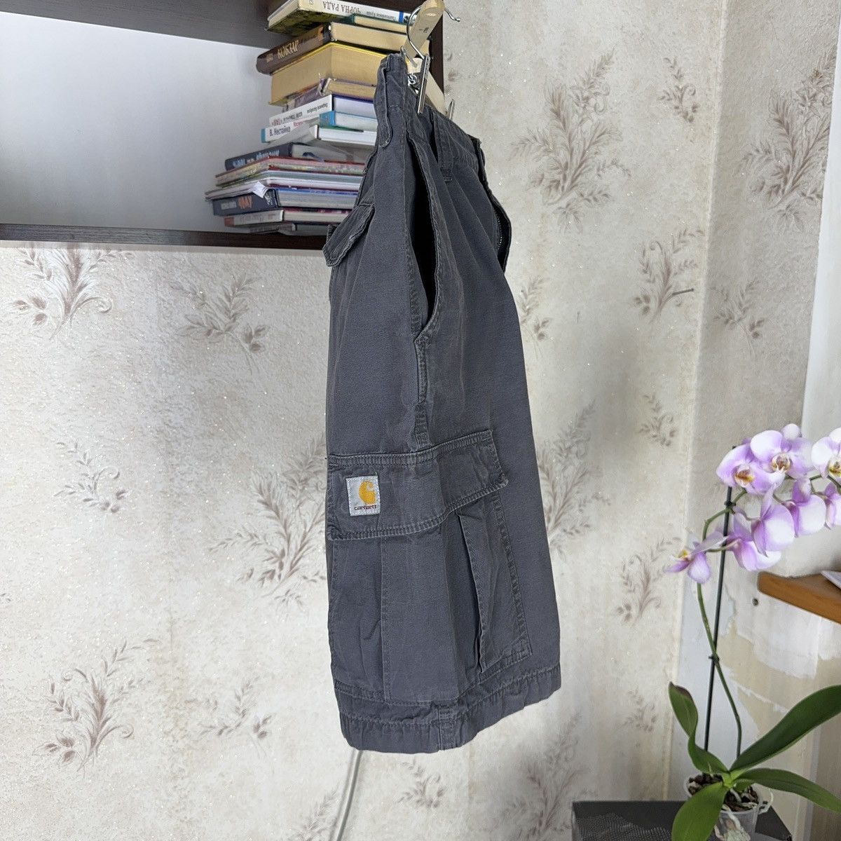 Carhartt × Carhartt Wip × Vintage 💥Vintage Carhartt WIP Baggy Regular Cargo Bermuda Shorts 90s Size US 34 / EU 50 - 6 Thumbnail
