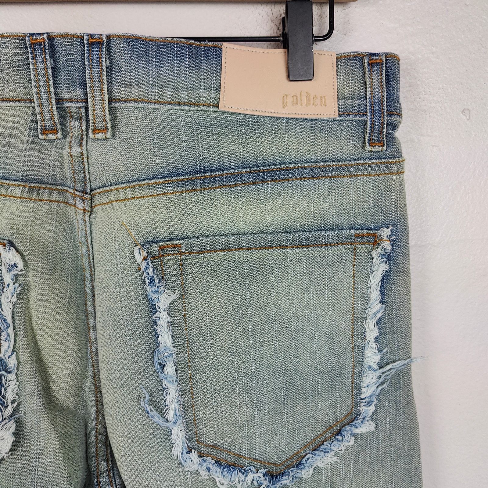 Other Golden Denim The Patchwork Mykonos Flared Jeans Men 34 Cargo Size US 34 / EU 50 - 6 Thumbnail