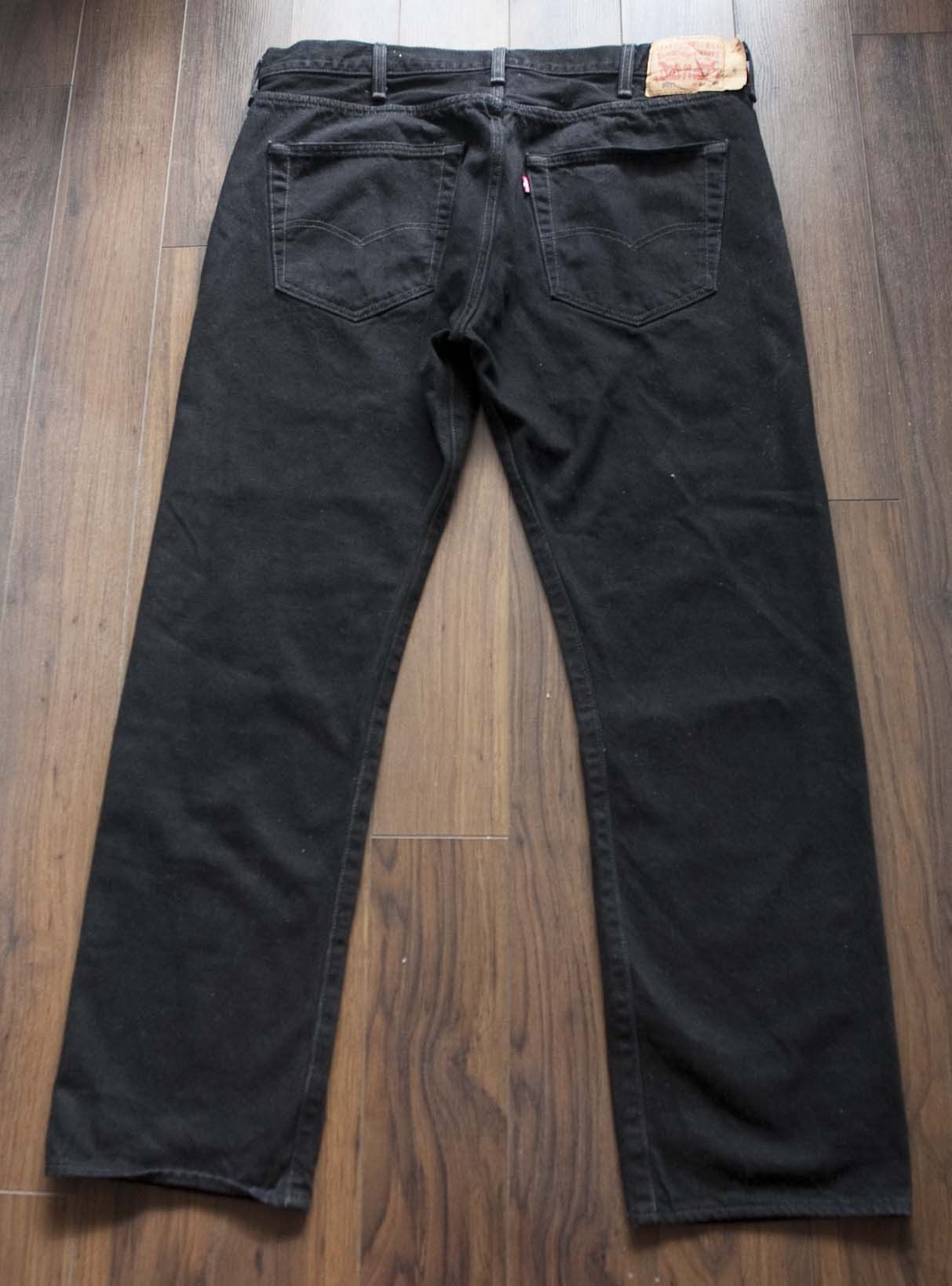 Levi's Levis 501 Black Jeans Size 39x31 Size US 39 - 1 Thumbnail
