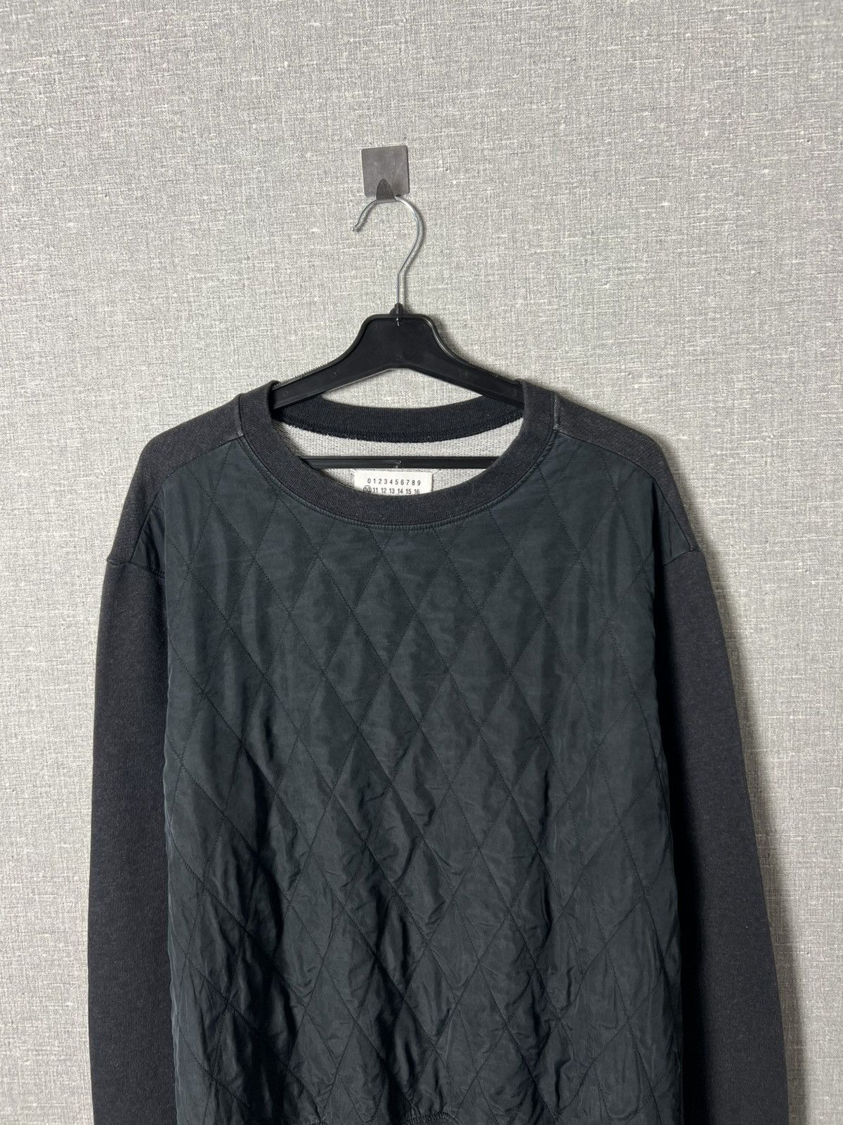Maison Margiela Maison Martin Margiela 10 Line Hybrid Quilted Sweatshirt Size US M / EU 48-50 / 2 - 2 Thumbnail