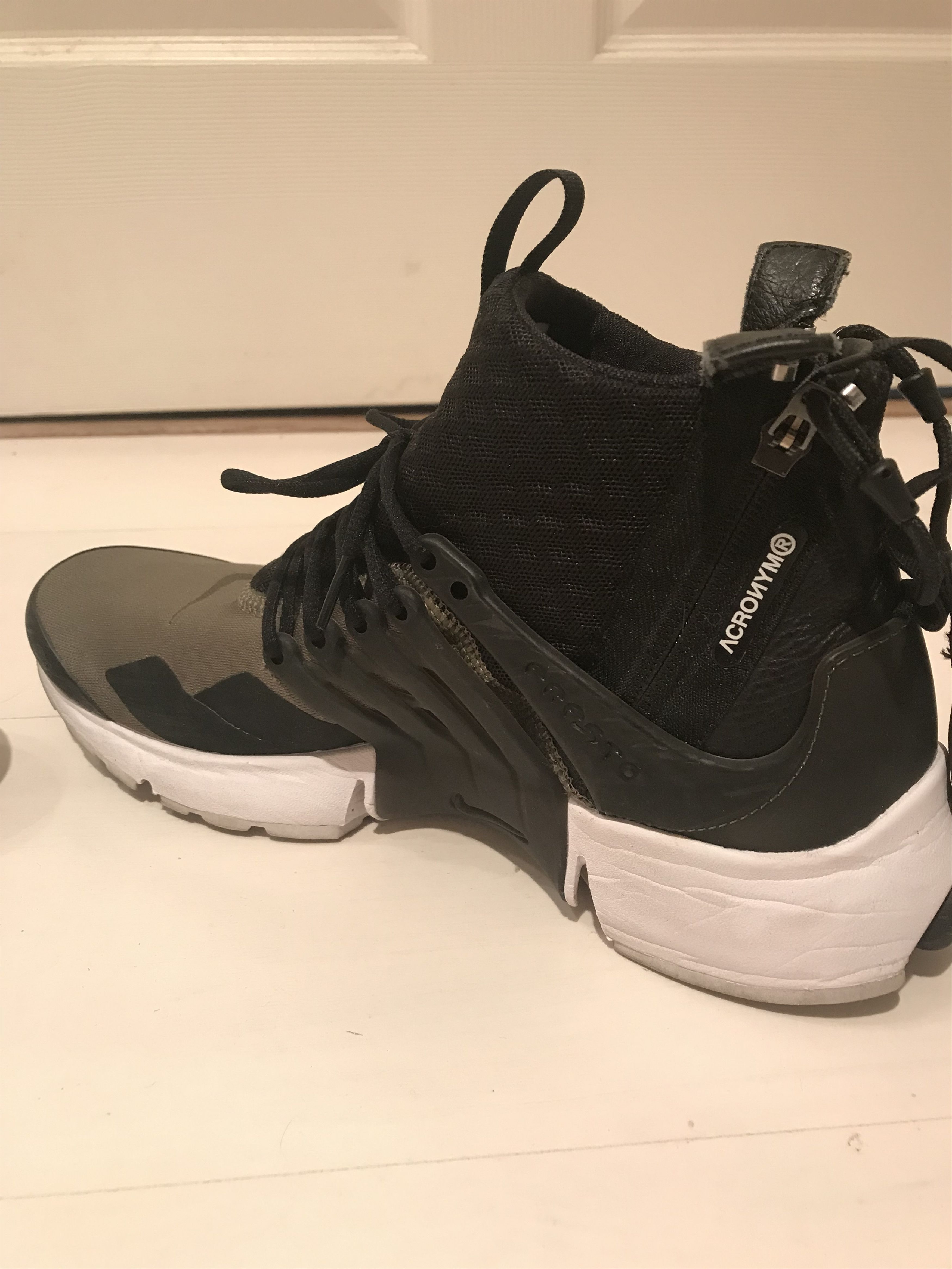 Acronym × Nike Acronym Nike Air Presto Mid Olive Medium Size US 10.5 / EU 43-44 - 8 Thumbnail