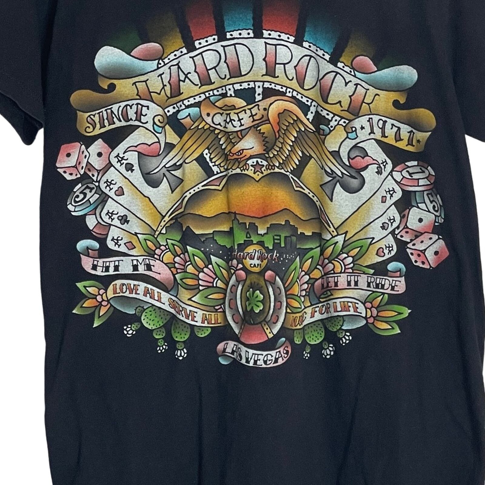 Hard Rock Cafe Hard Rock Cafe Las Vegas Tee Shirt Black Size M Size M / US 6-8 / IT 42-44 - 3 Thumbnail