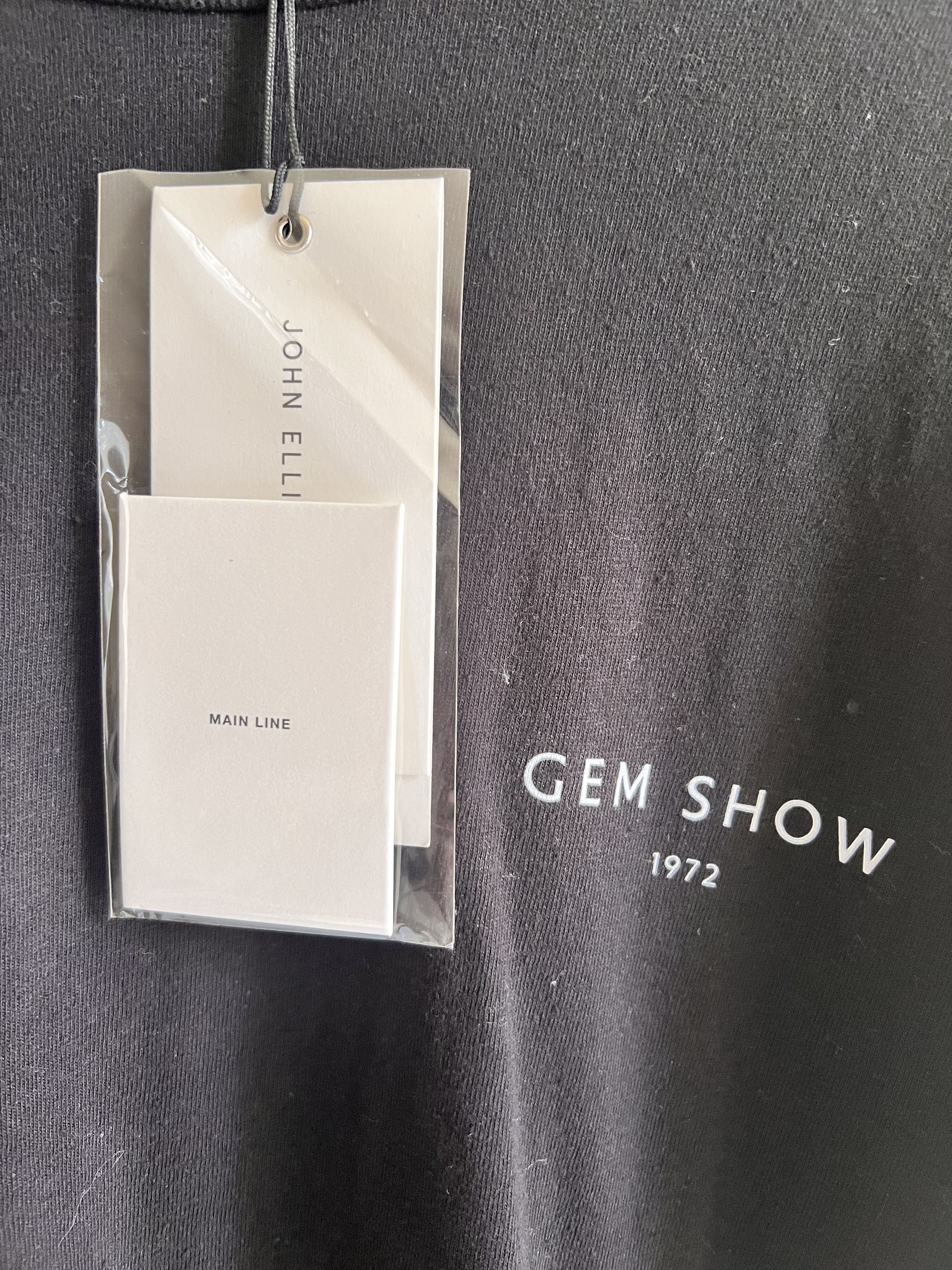 John Elliott John Elliott Men's US M Gem Show L/S University Tee Black Size US M / EU 48-50 / 2 - 3 Thumbnail