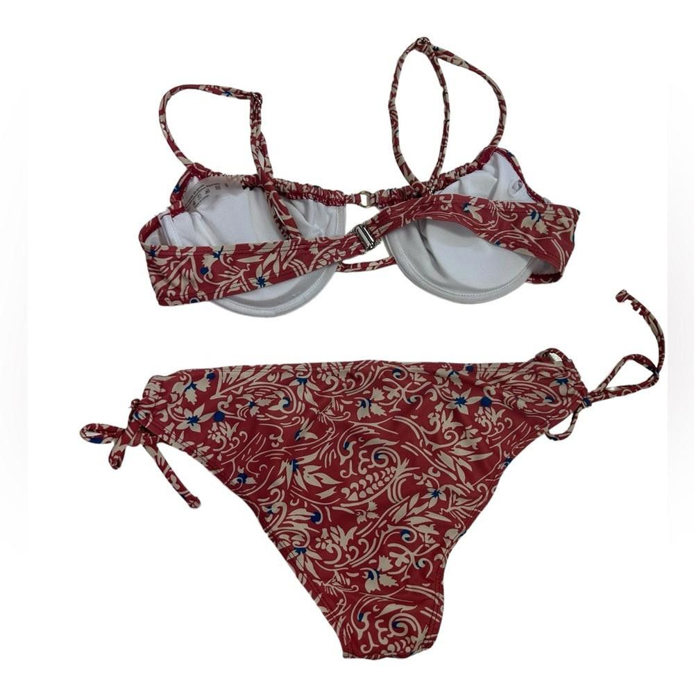 Designer Burnt Orange Beige Underwire Bikini Small Size ONE SIZE - 2 Thumbnail