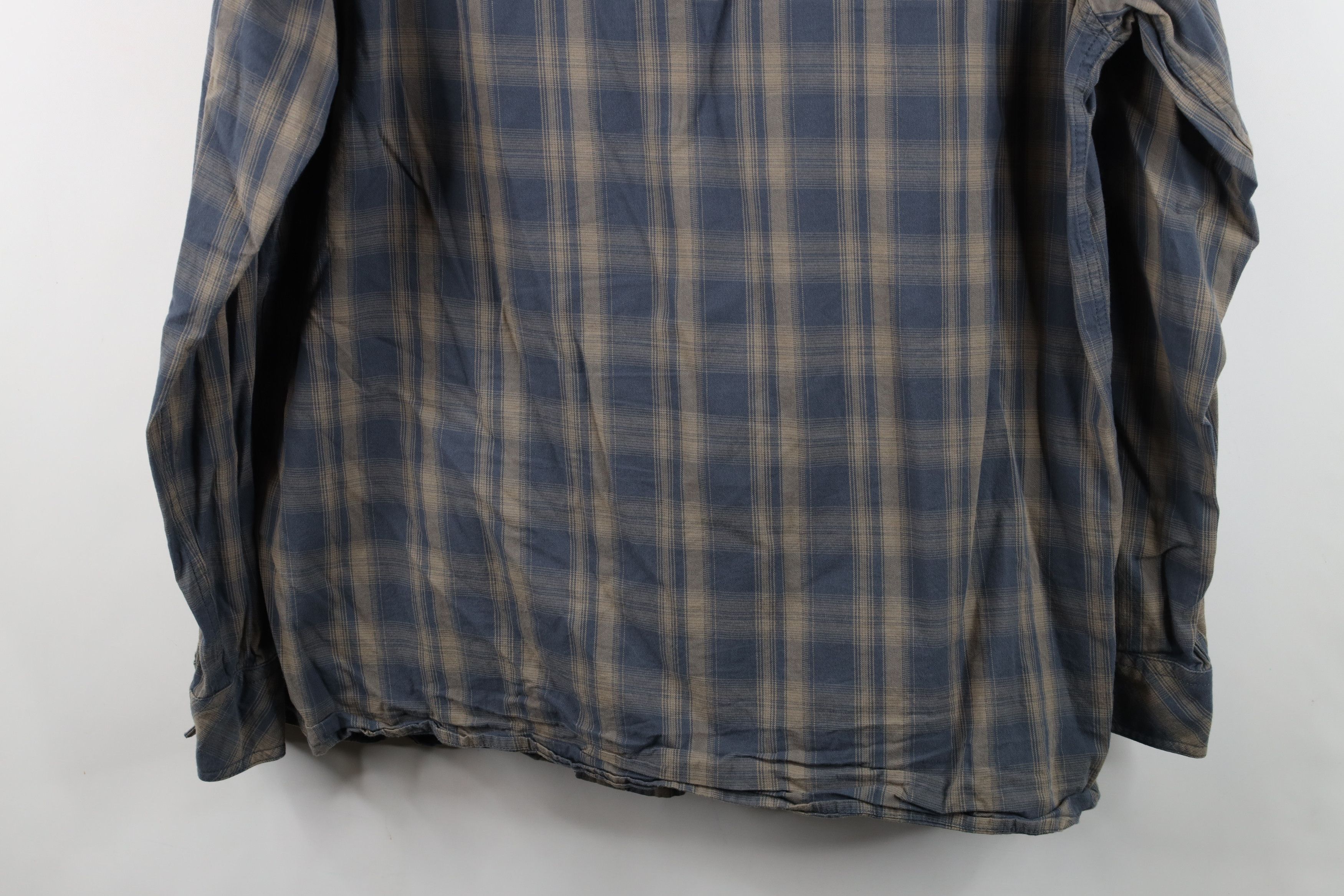 Vintage 5.11 Tactical Series Flannel Snap Button Shirt Plaid Gray Size US L / EU 52-54 / 3 - 14 Thumbnail