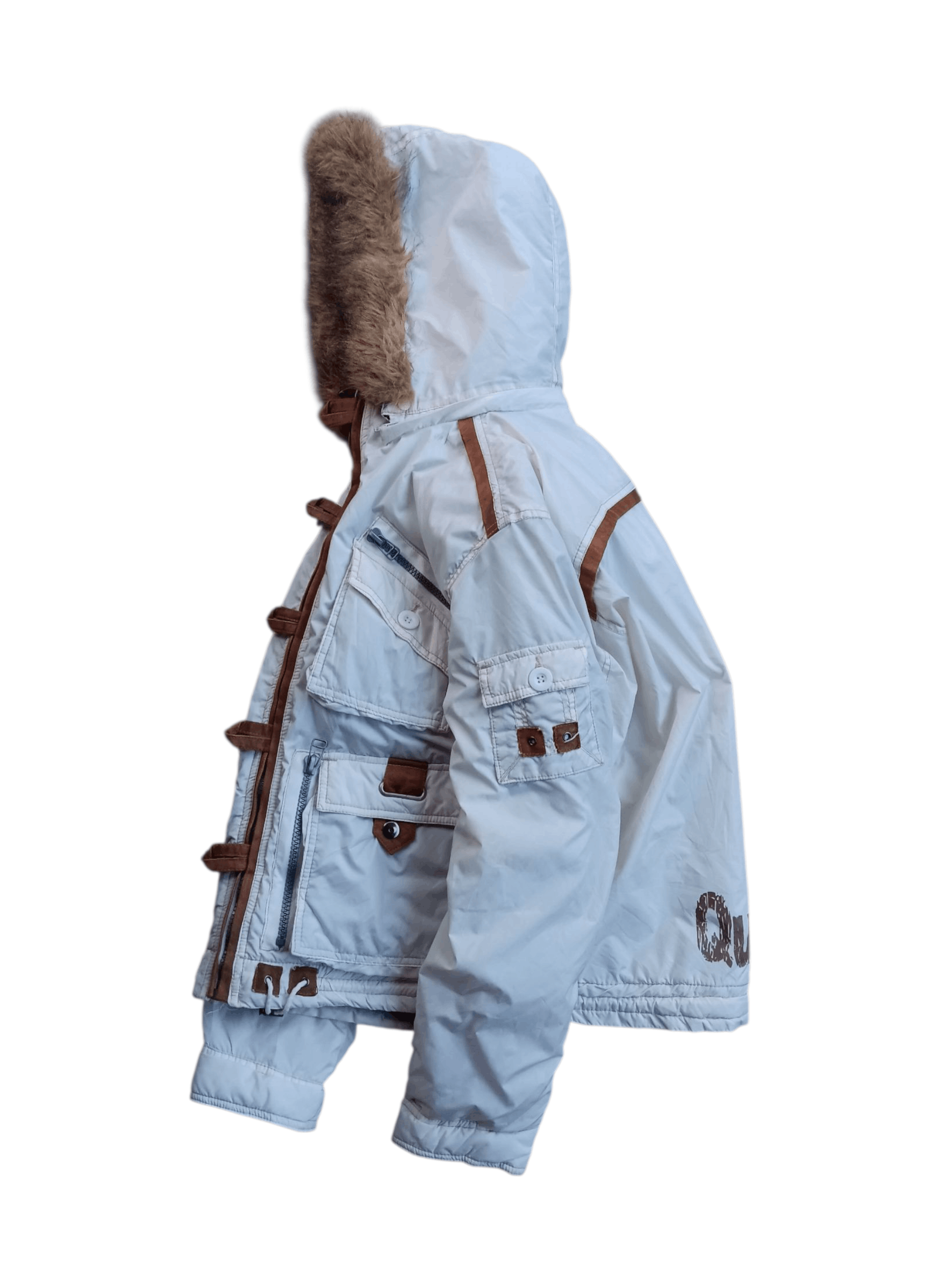 Vintage Vintage Lets play game fur hoodie jacket Size US L / EU 52-54 / 3 - 5 Thumbnail