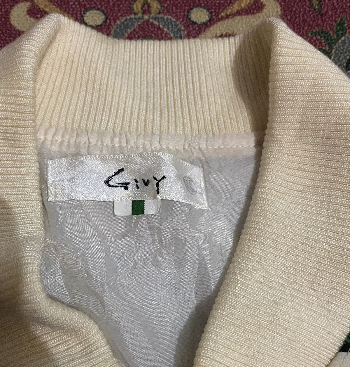 Japanese Brand Vintage Givy Bomber Jacket Art Design Style Size XL / US 12-14 / IT 48-50 - 6 Thumbnail
