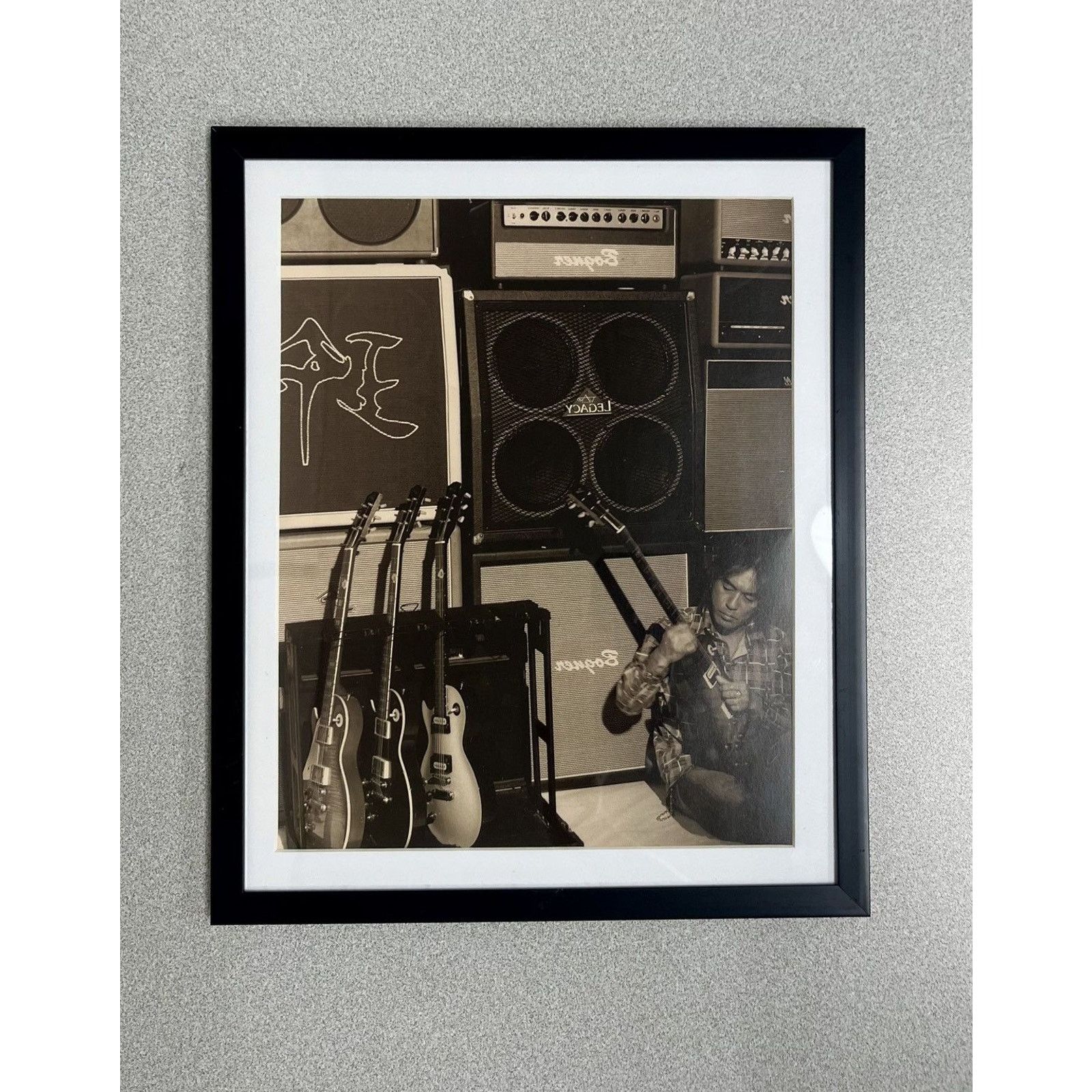 Chrome Hearts × Vintage Chrome Hearts Music Room Framed poster 9x11 Size ONE SIZE - 1 Thumbnail