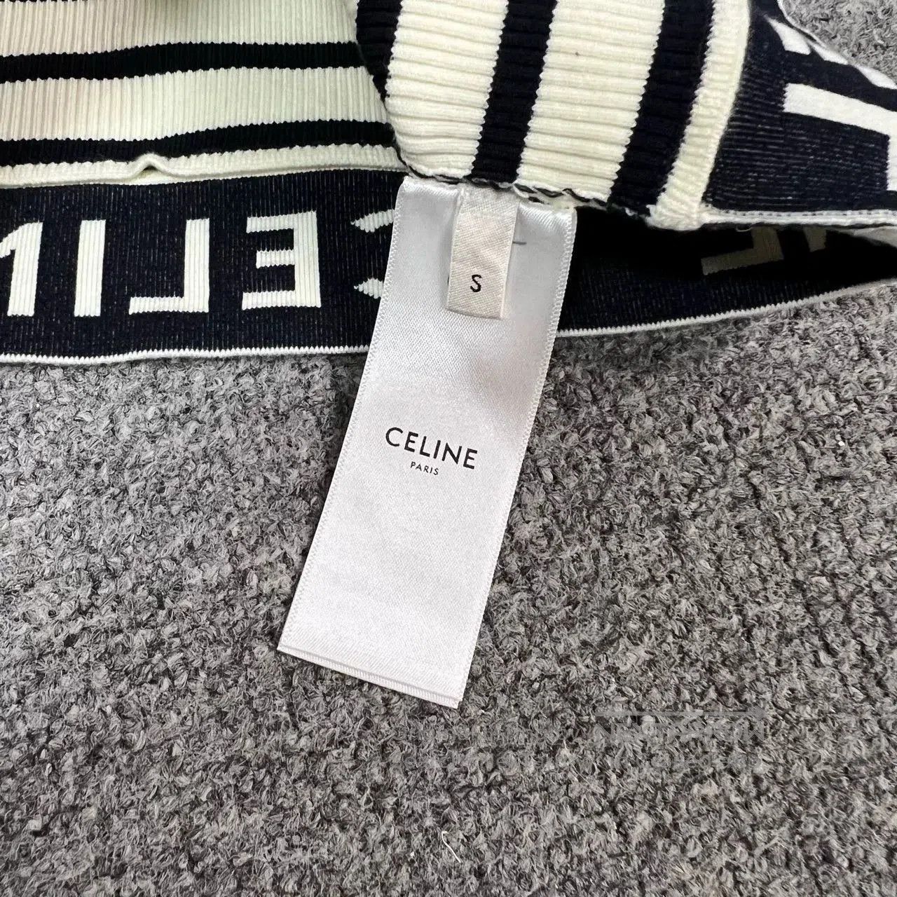 Celine Celine Striped Logo Vest S. Size S / US 4 / IT 40 - 7 Thumbnail
