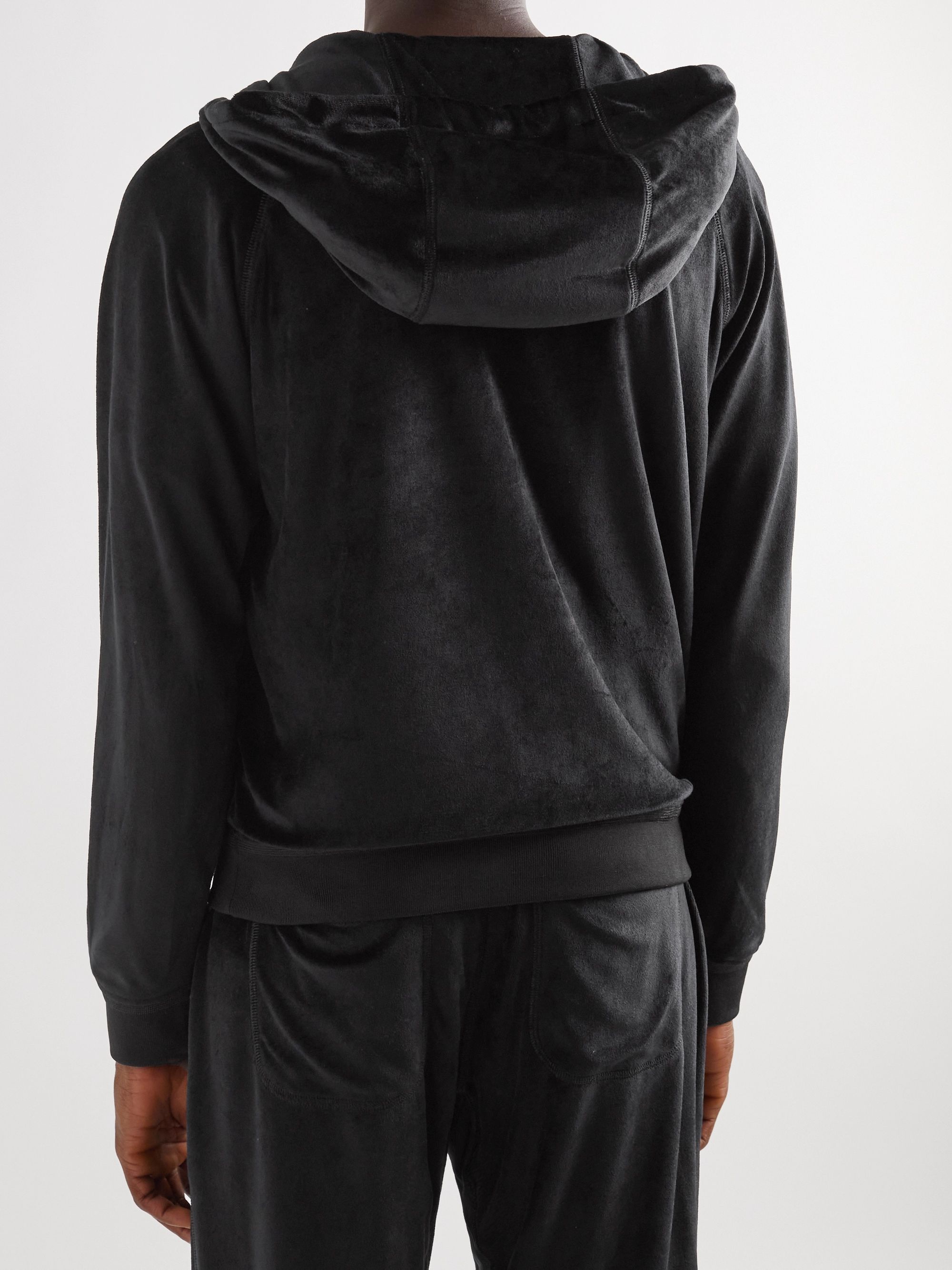 Tom Ford Best Dressed $1,850 w/Tax Leather Accents Double Zip Hoodie Size US M / EU 48-50 / 2 - 12 Thumbnail