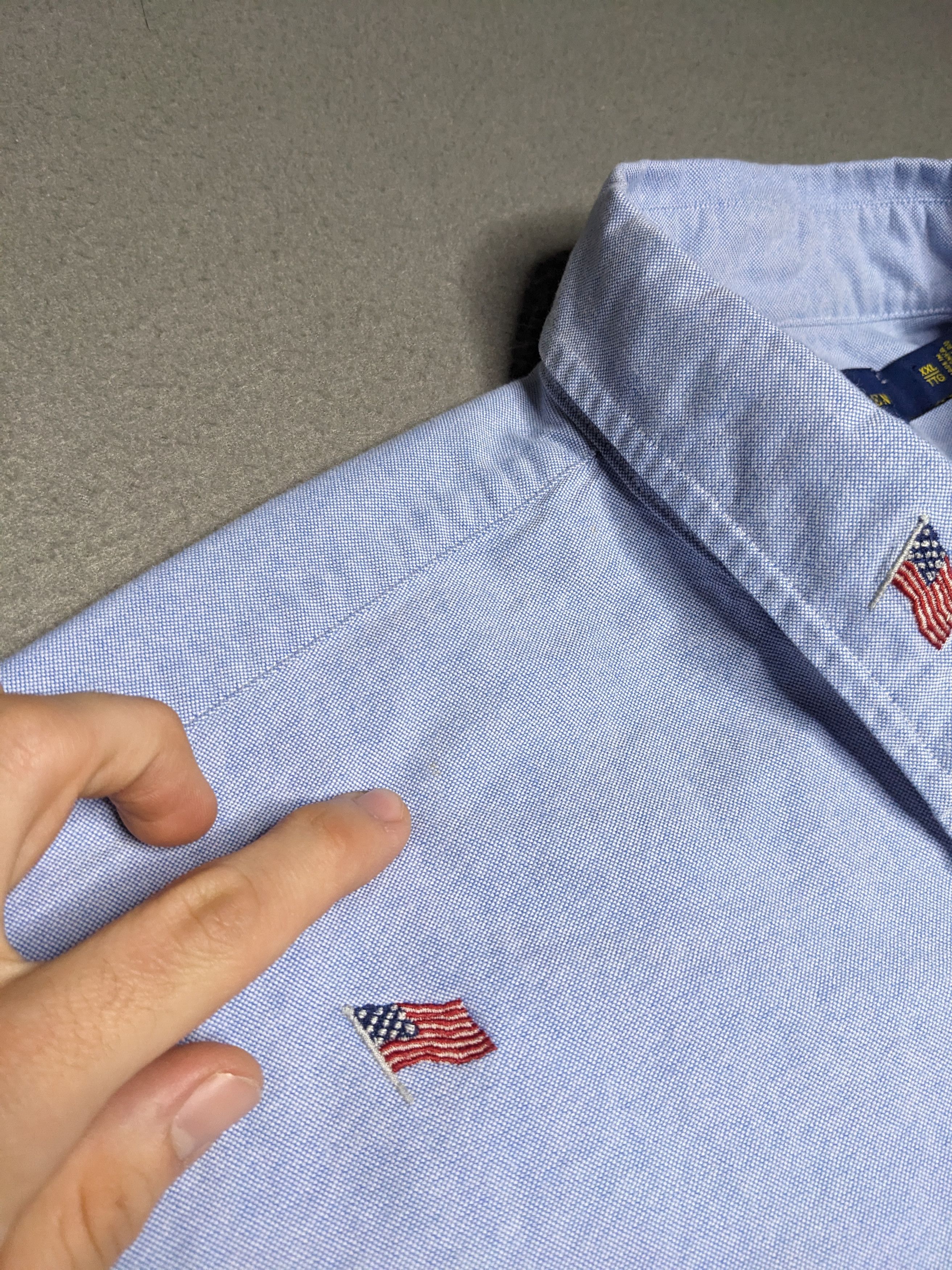 Polo Ralph Lauren Polo Ralph Lauren Shirt 2XL Oxford Camp USA Flag AOP Oxford Size US XXL / EU 58 / 5 - 6 Thumbnail