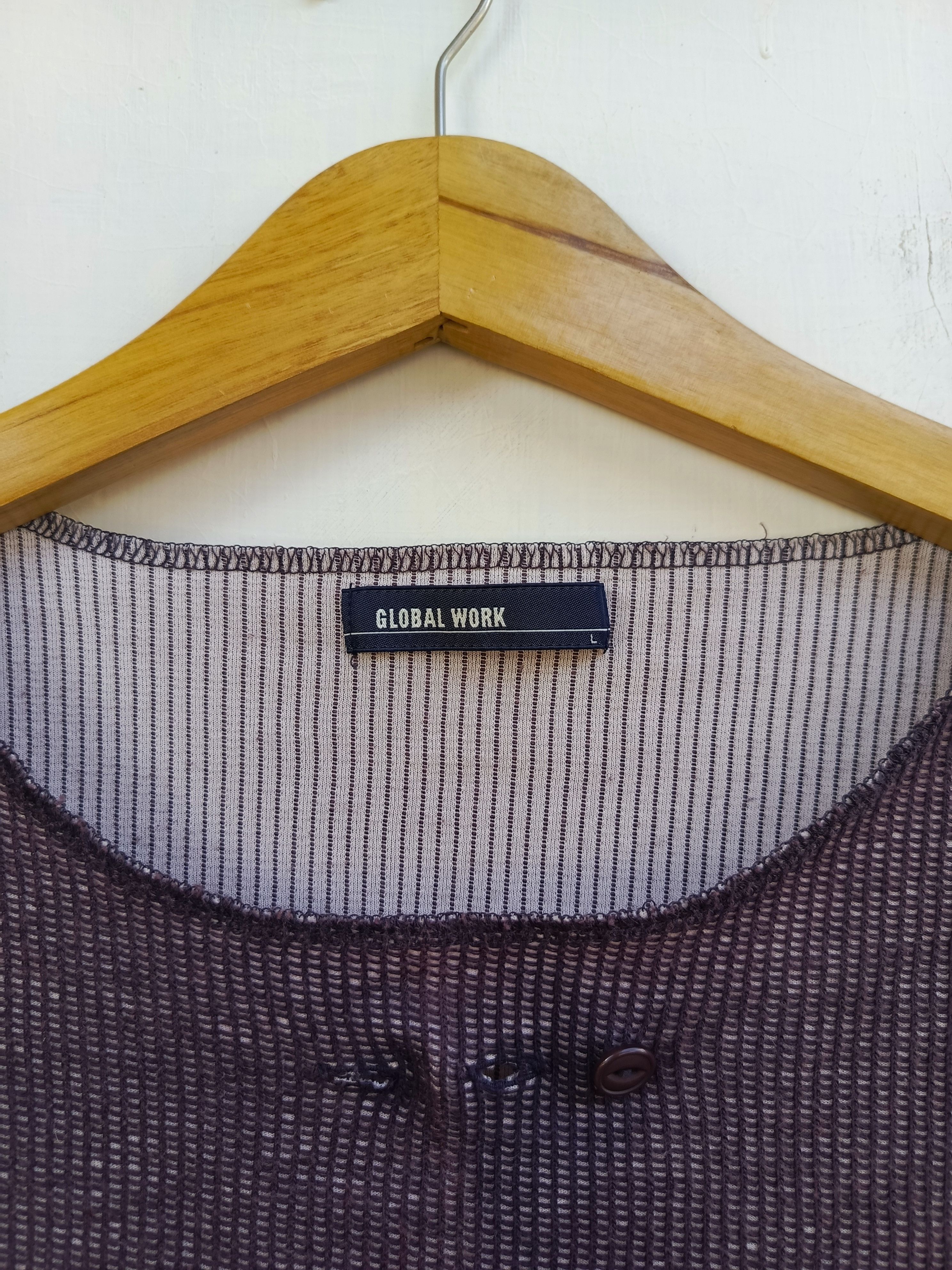 Global Work Global Work Knit T-Shirt Minimal Streetwear Essential Size US L / EU 52-54 / 3 - 3 Thumbnail