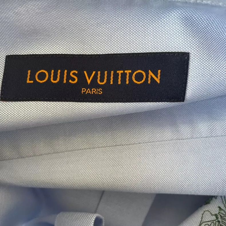 Louis Vuitton louis vuitton Floral Embroidered Long Sleeve Logo Shirt 25 Size US L / EU 52-54 / 3 - 4 Thumbnail