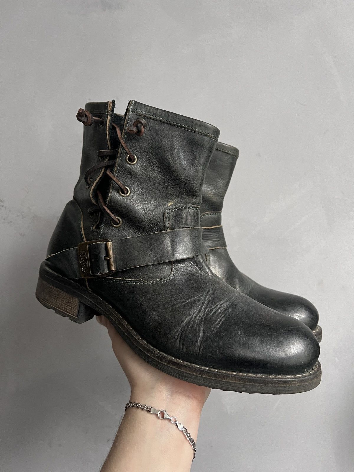 Buffalo London Buffalo avant garde leather boots style Airstep artisan Size US 6.5 / EU 39-40 - 8 Thumbnail