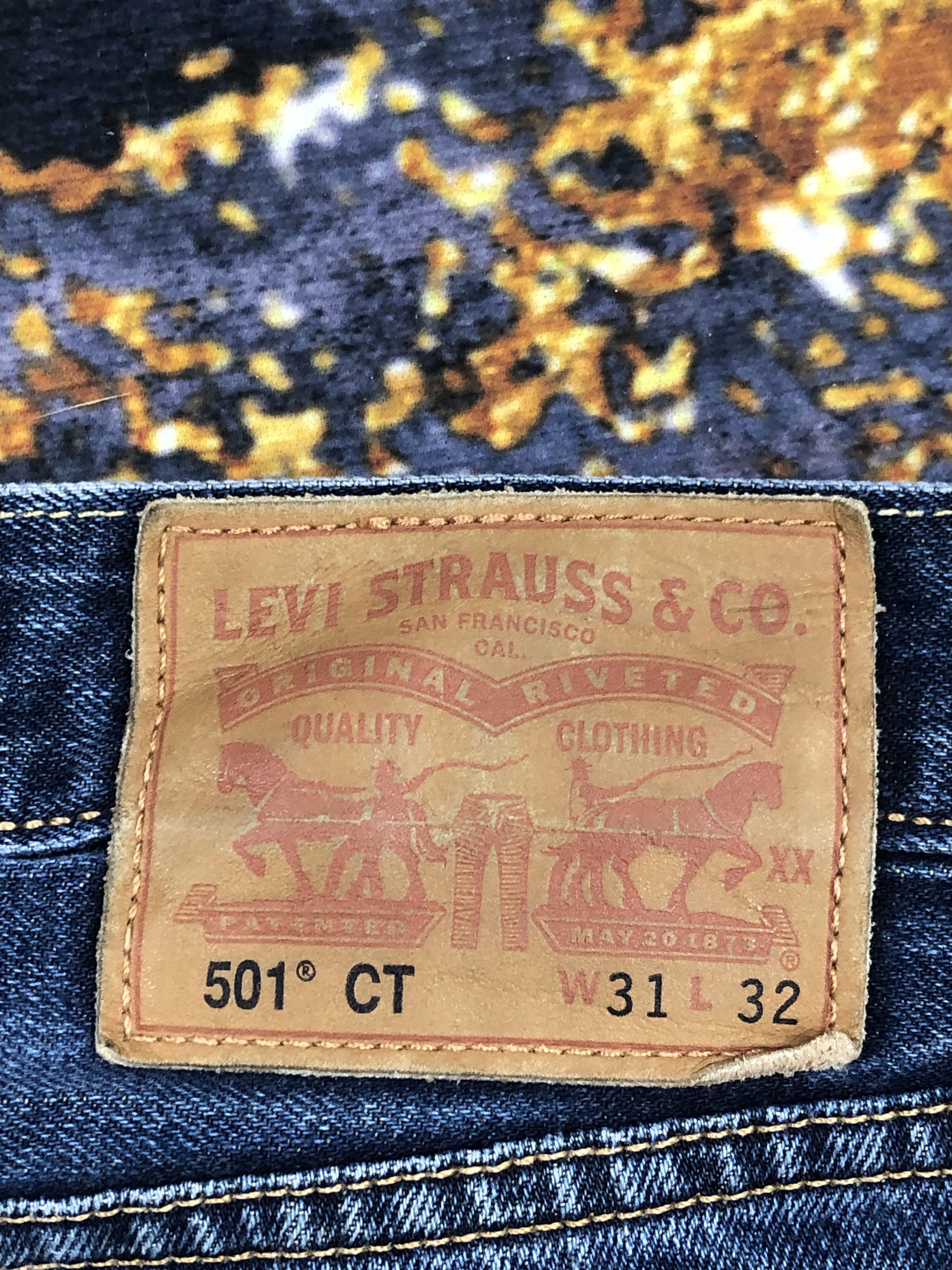 Levi's Vintage Levis 501 ct Faded Blue Jeans DPP0061 Size US 34 / EU 50 - 5 Thumbnail