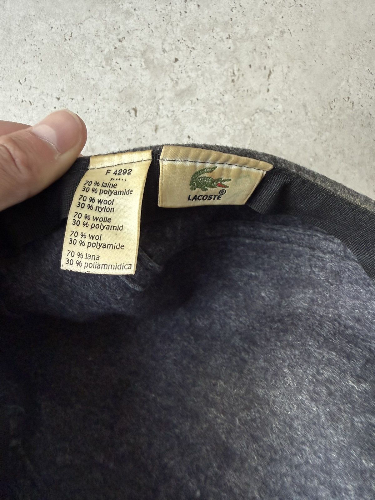Lacoste Vintage Lacoste Baretta Hat Size ONE SIZE - 7 Thumbnail