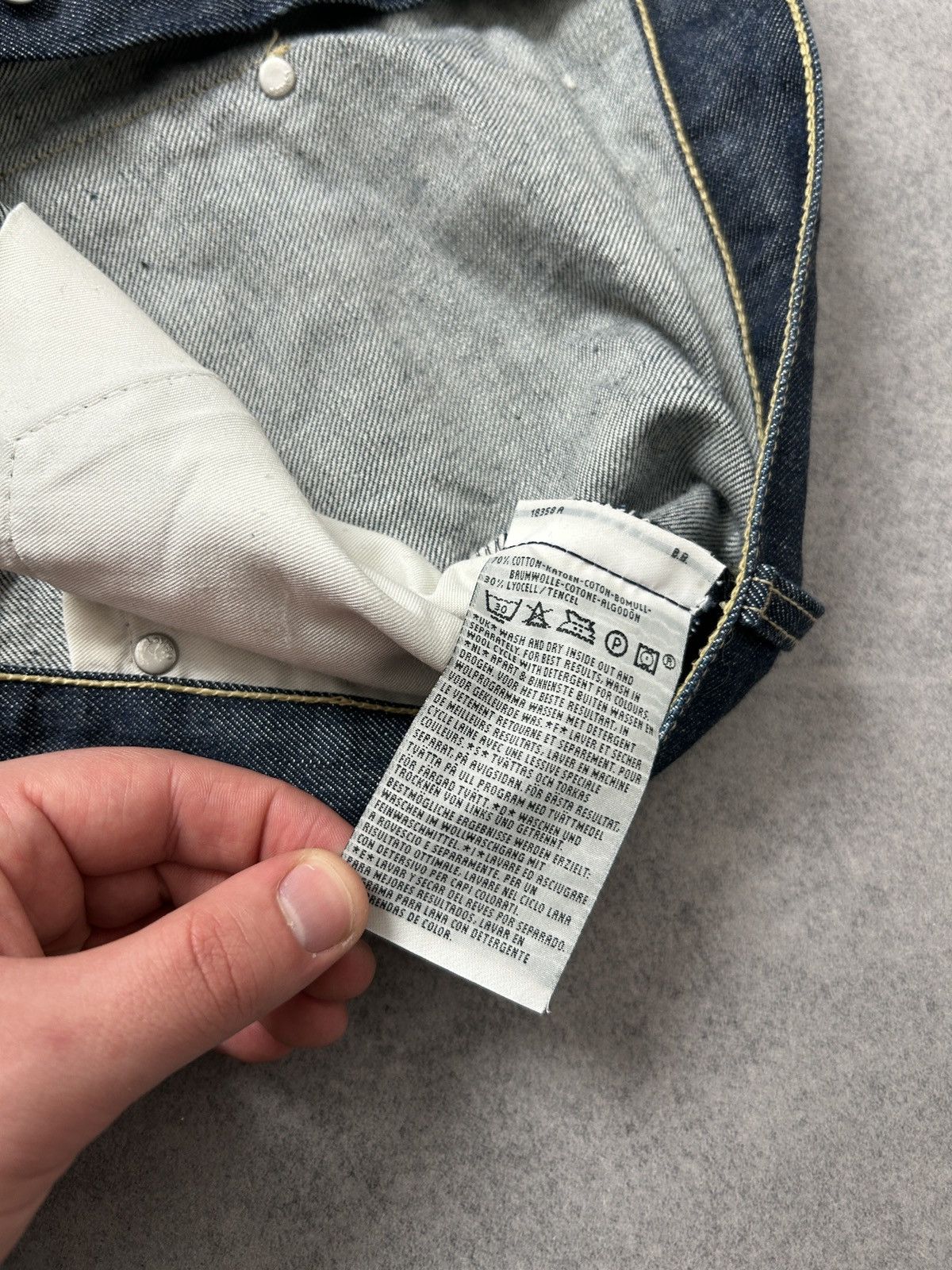 Levi's Levis engineered x hand made custom jeans mens blue Size US 34 / EU 50 - 10 Thumbnail