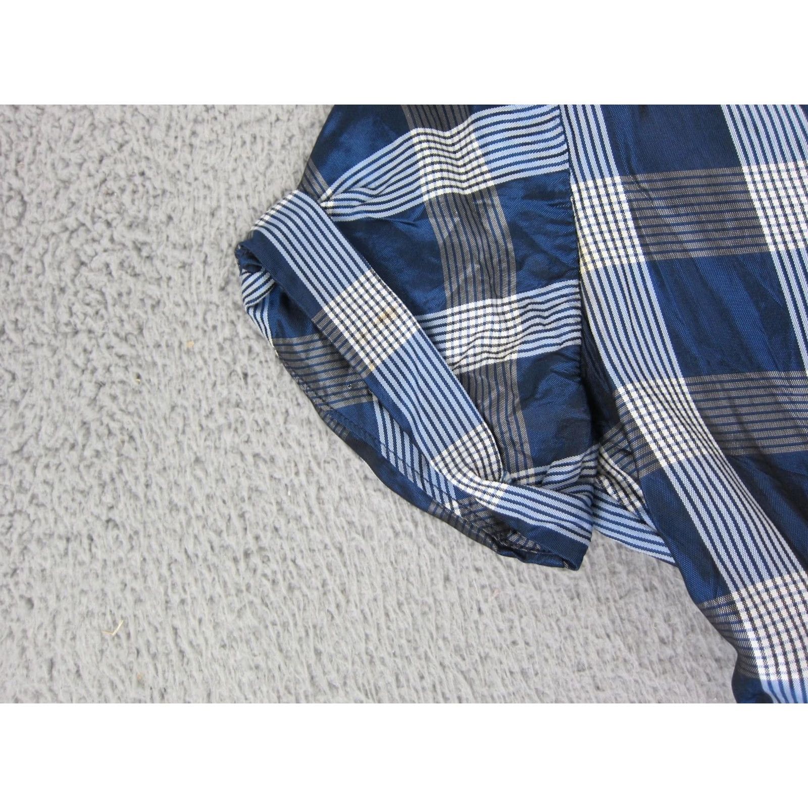 Vintage Vintage Missy Teens Mod Dress XS Blue Plaid A-Line True 60s 70s Extra Small Size XS / US 0-2 / IT 36-38 - 4 Thumbnail