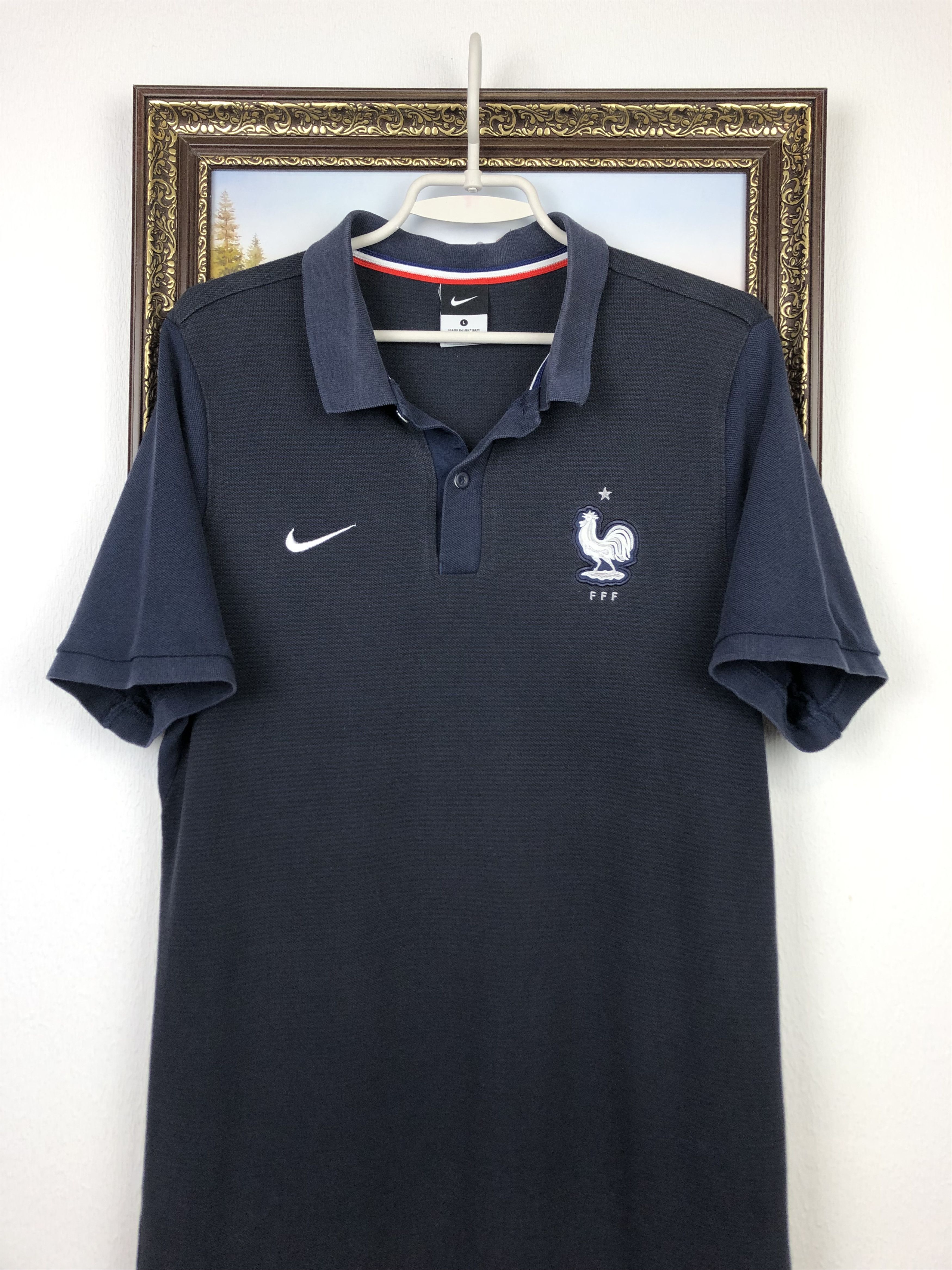 Nike Nike France National Football Shirt Soccer Training Jersey Size US L / EU 52-54 / 3 - 2 Thumbnail