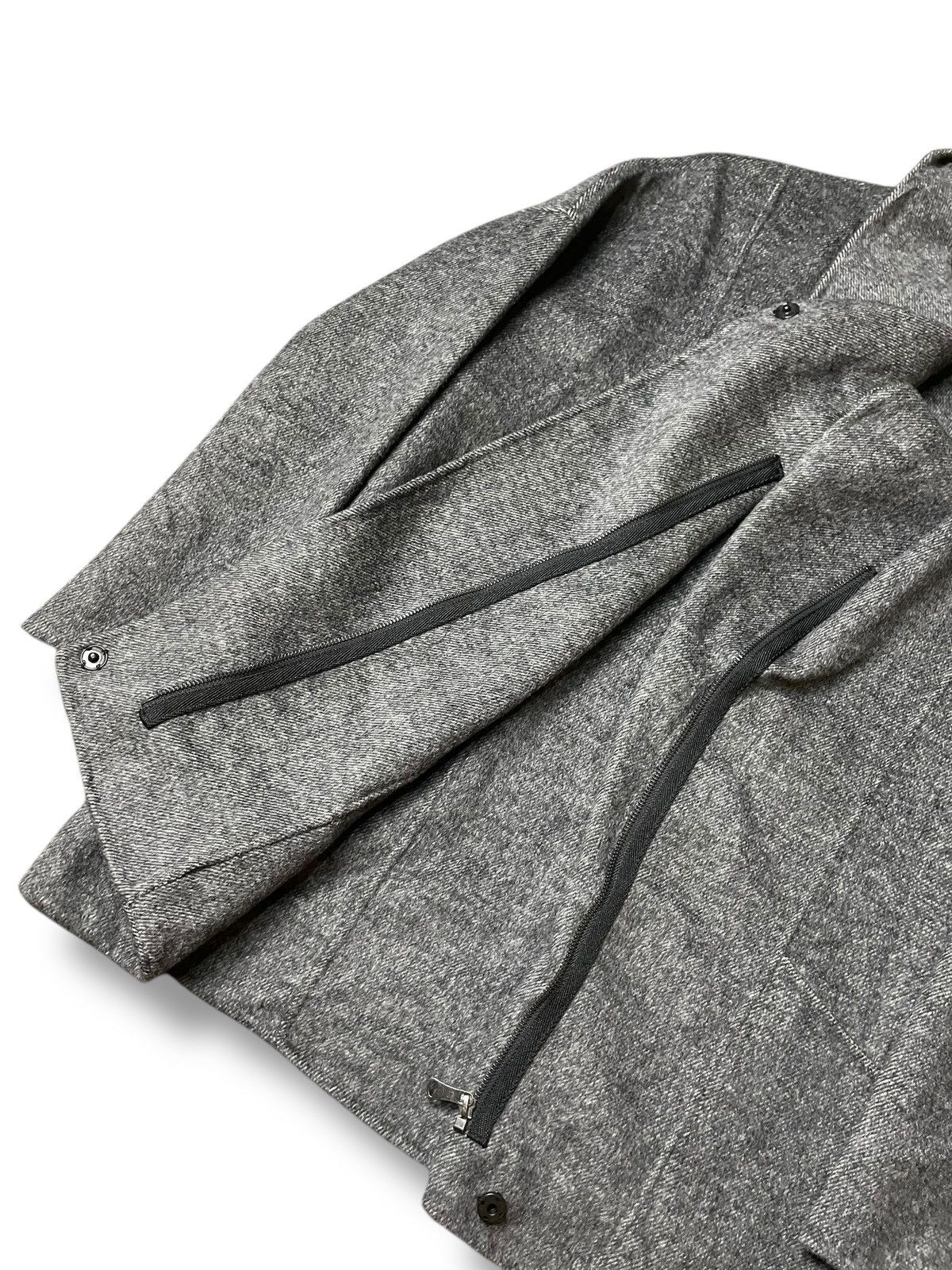 Designer × Vintage × Zara Zara Women’s Hand Made Wool Coat (113) Size M / US 6-8 / IT 42-44 - 5 Thumbnail