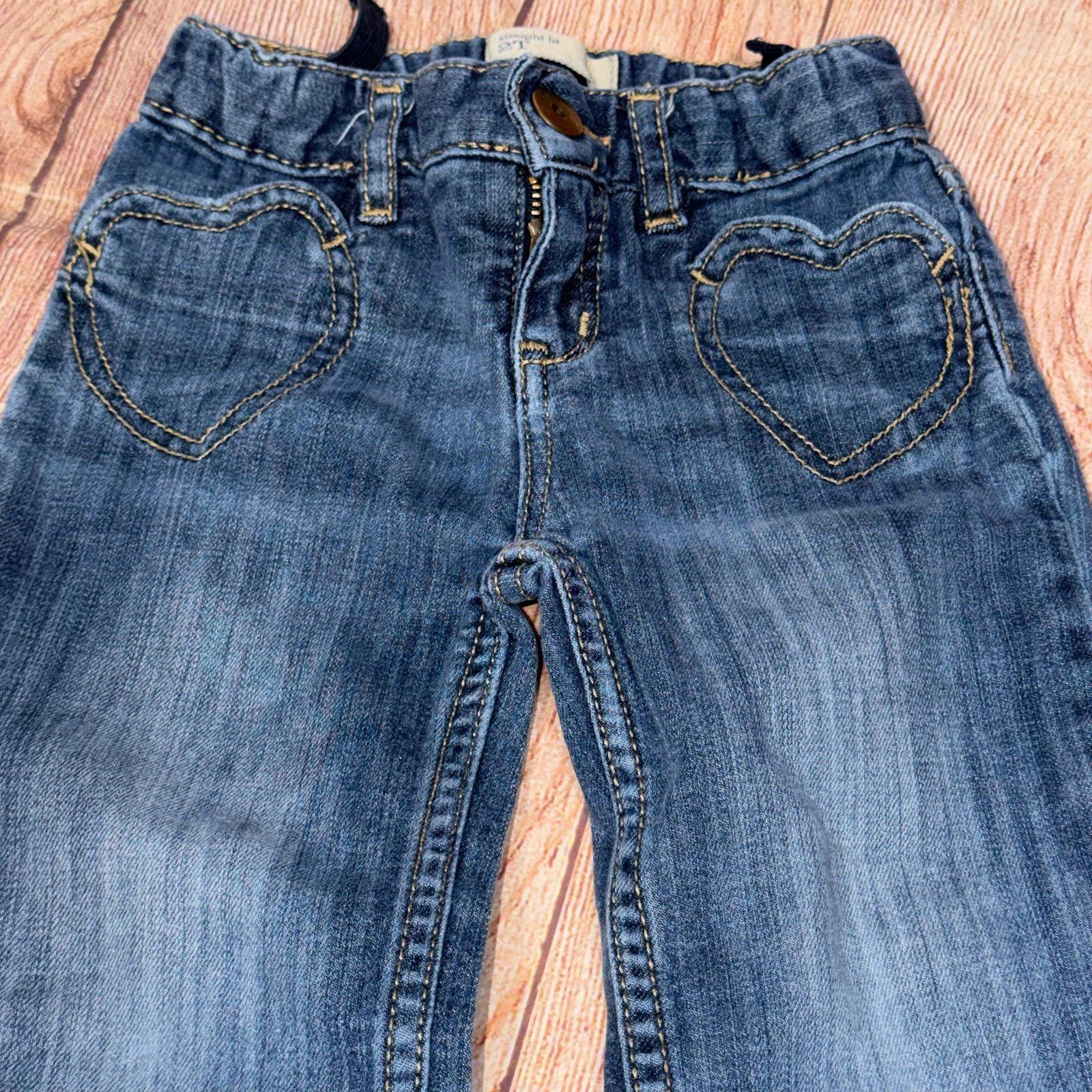Other H&M Girls 2T Rainbow Striped Cardigan and Gap Jeans Size 24" / US 00 / IT 34 - 3 Thumbnail