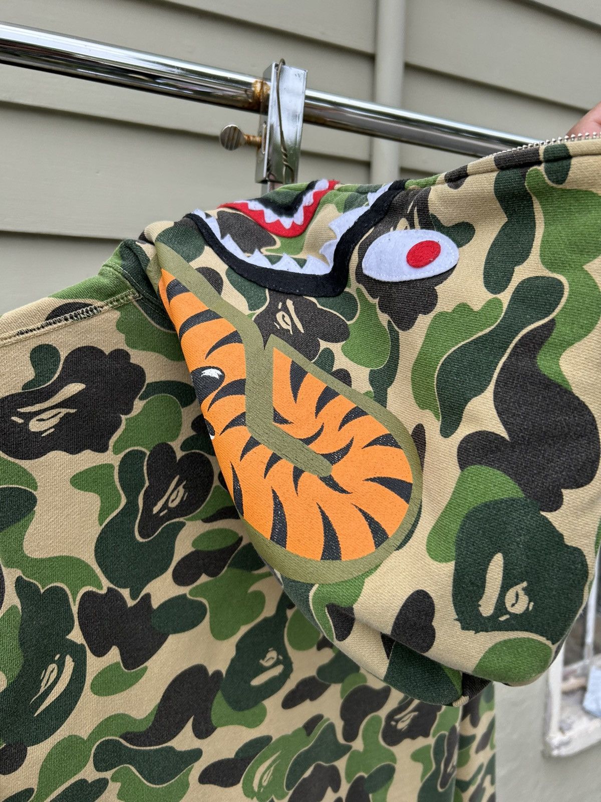 Bape Bape abc green shark hoodie Size US L / EU 52-54 / 3 - 6 Thumbnail