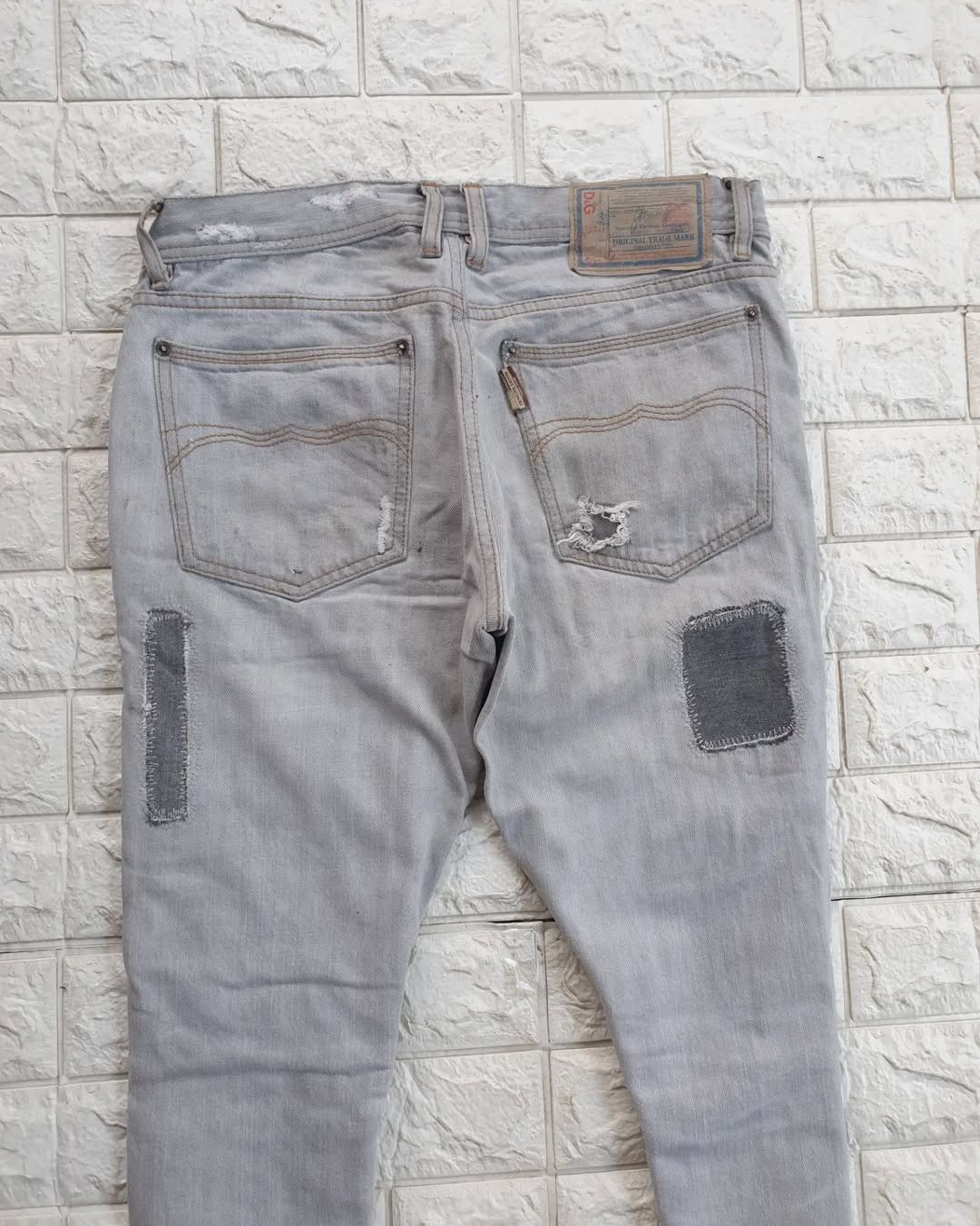 Dolce & Gabbana Dolce & Gabbana Distressed Denim Size US 31 - 4 Thumbnail