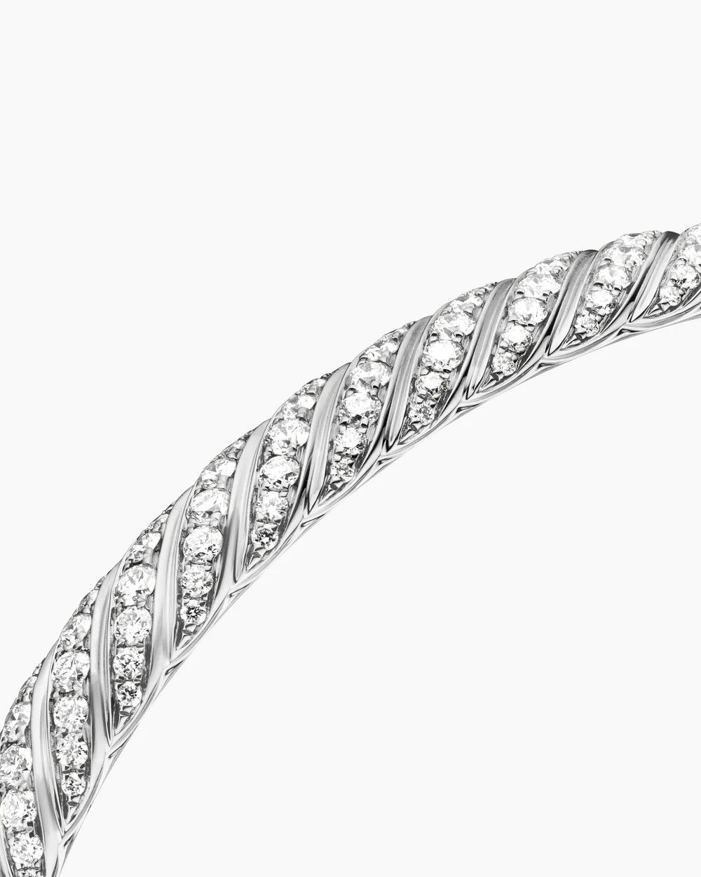 David Yurman oc11z0925 Size: M / Sculpted Cable Bangle Bracelet Silver Size ONE SIZE - 5 Thumbnail