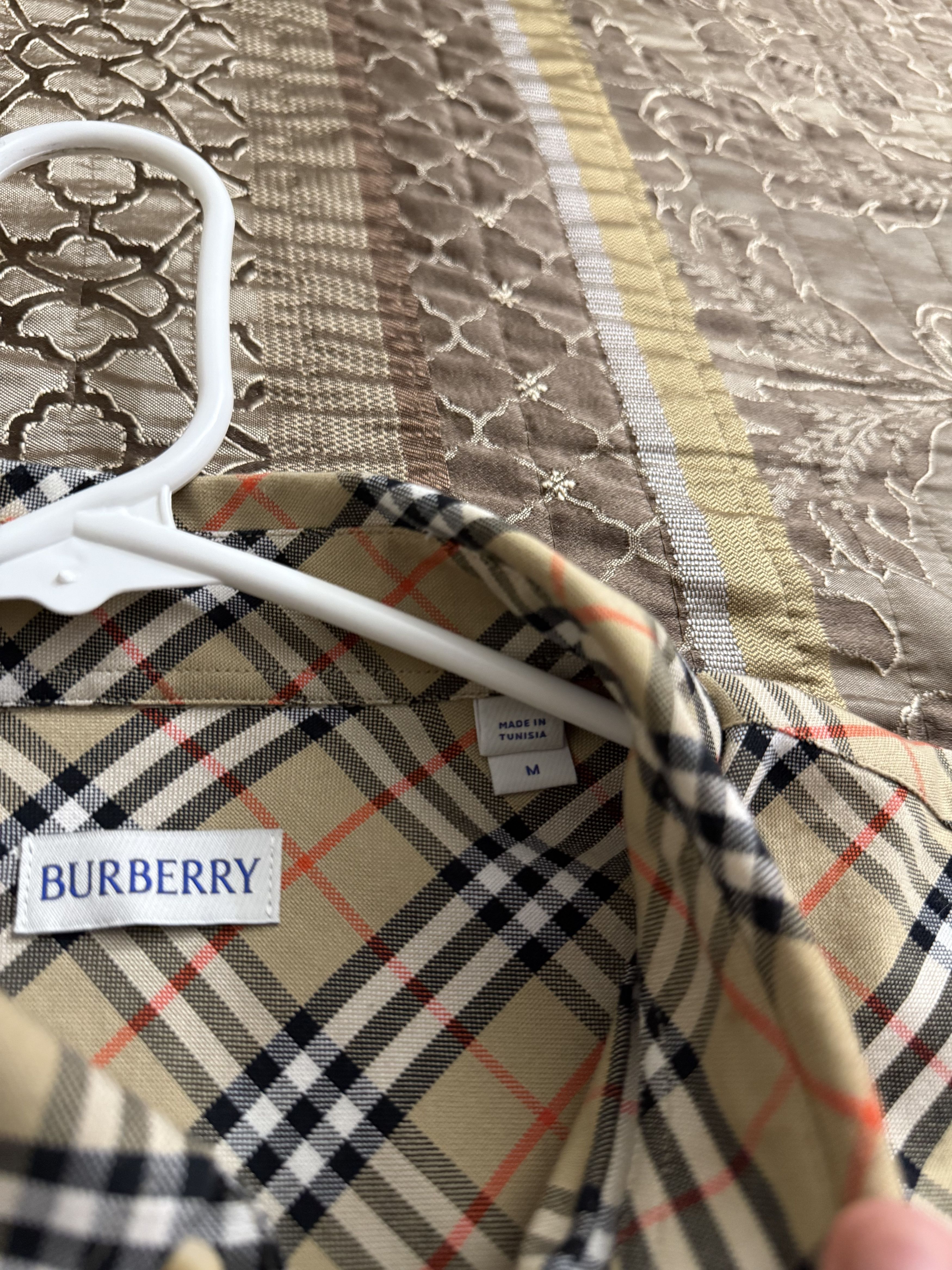 Burberry Burberry Check Short Sleeve Oxford Shirt Size US M / EU 48-50 / 2 - 3 Thumbnail