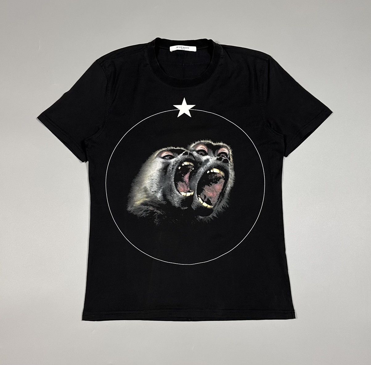Givenchy Givenchy Monkey Brothers T-Shirt Black Size US L / EU 52-54 / 3 - 1 Thumbnail