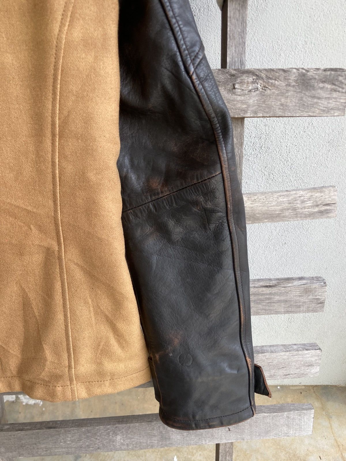 Tete Homme Vintage Tete Homme by Issey Miyake Varsity Leather Jacket Size US M / EU 48-50 / 2 - 13 Thumbnail