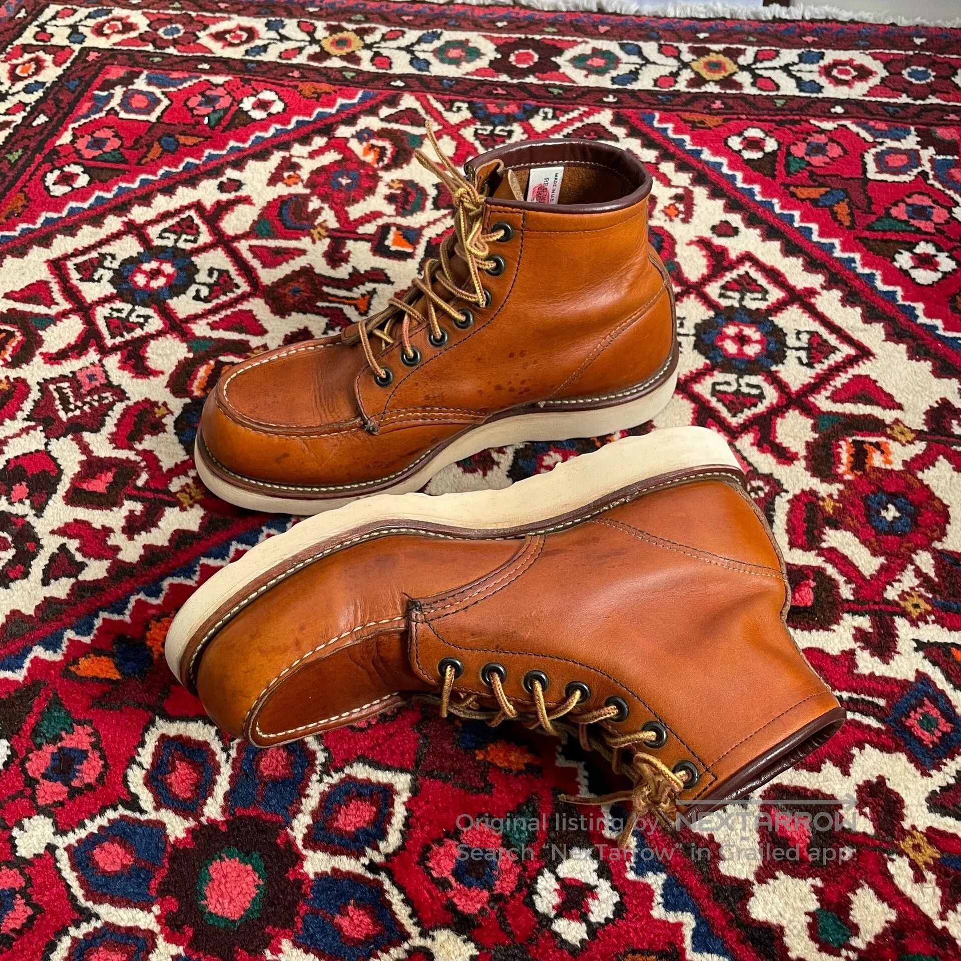 Red Wing Red Wing 875 Classic Work Boots. Size US 7.5 / EU 40-41 - 4 Thumbnail