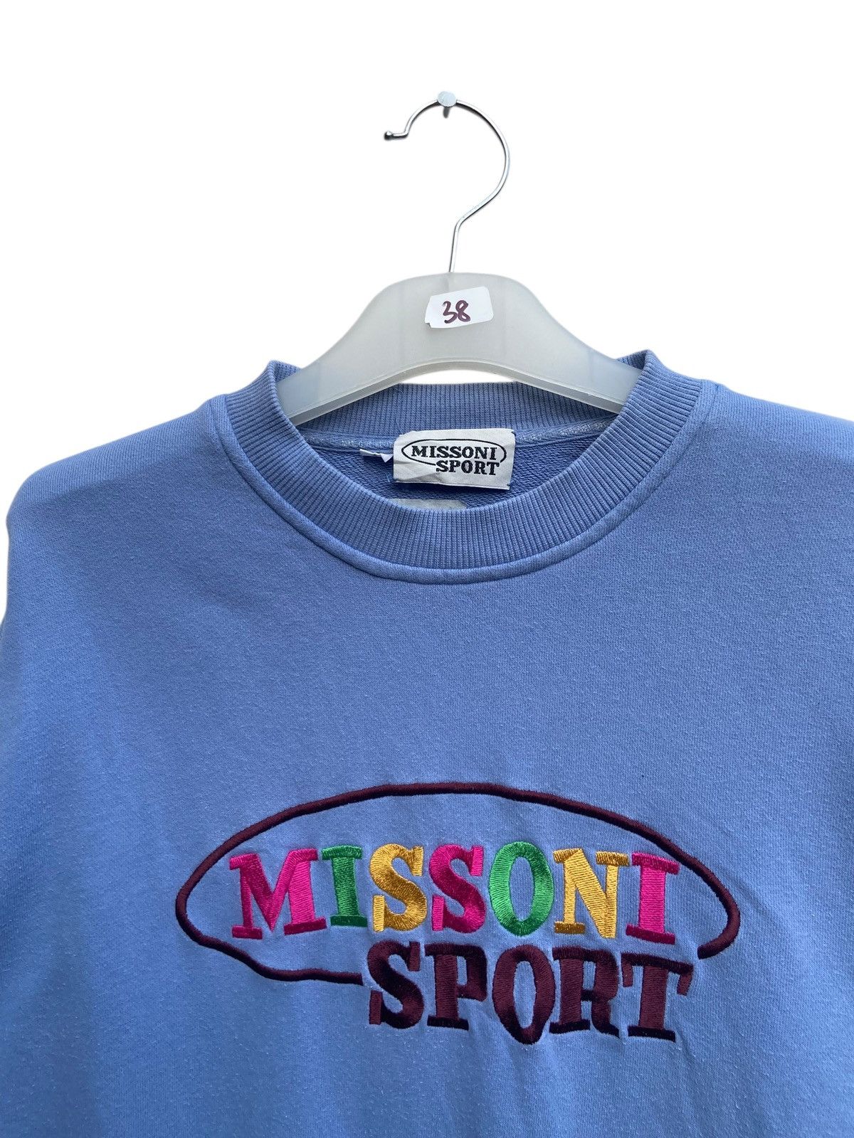 Missoni Vintage Missoni Spellout Sweatshirt Size US L / EU 52-54 / 3 - 3 Thumbnail
