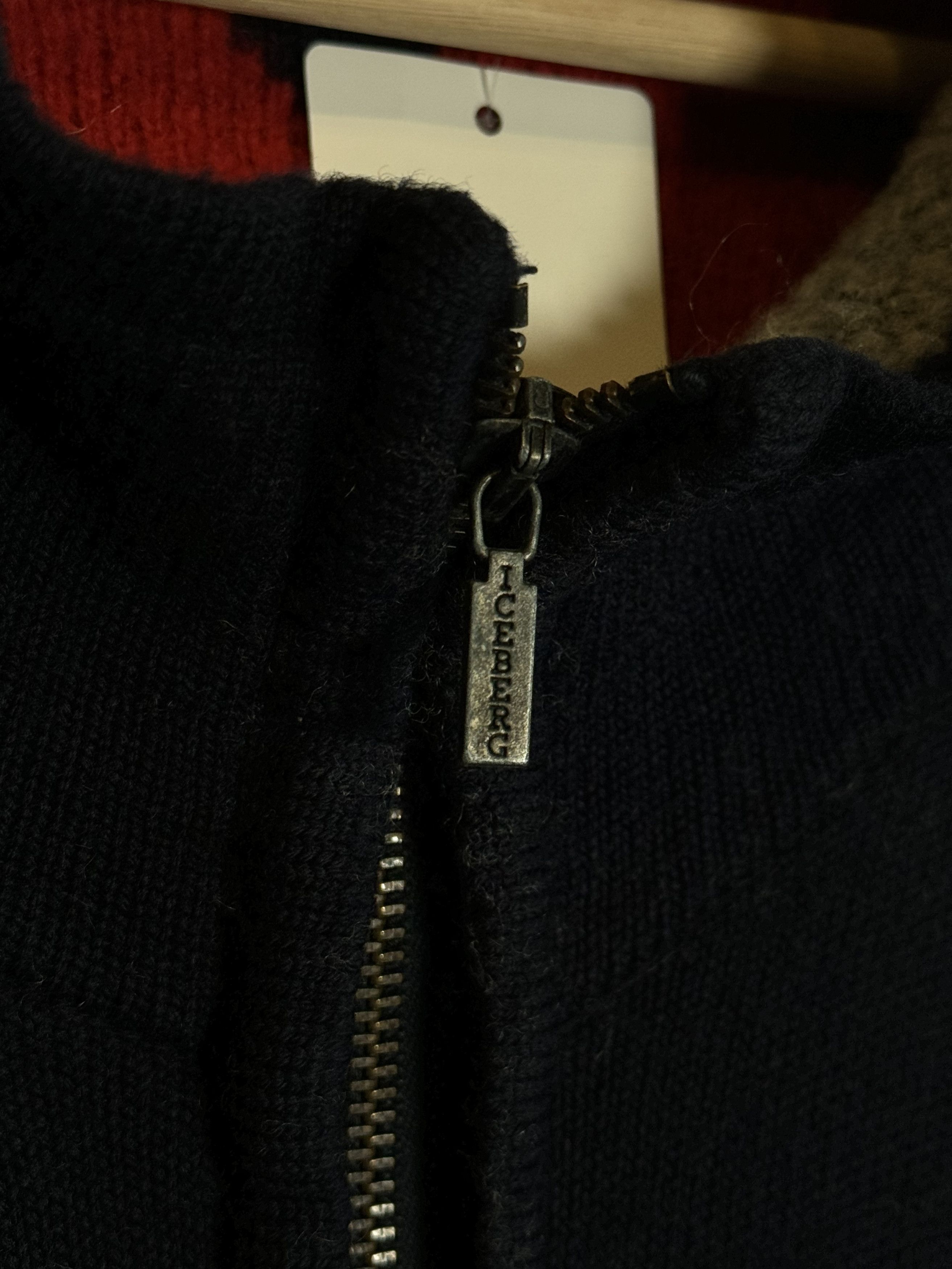 Iceberg 80/90s Iceberg Wool Zip Up Sweater Size M fits L/XL Size US M / EU 48-50 / 2 - 3 Thumbnail