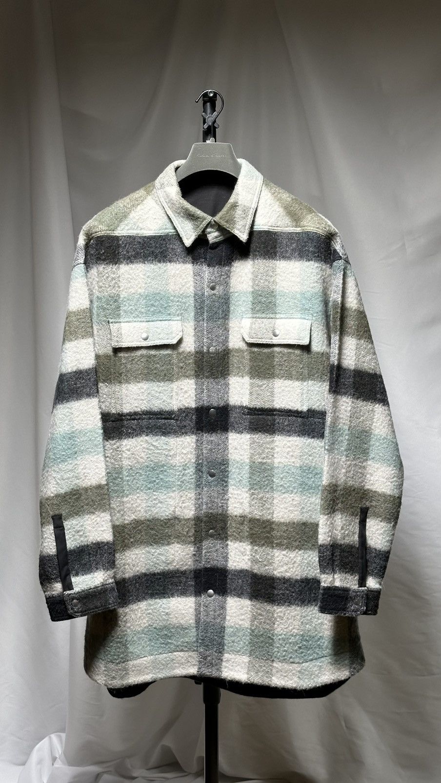 Rick Owens STROBE FW22 Oversized Outershirt. Size 50 Size US M / EU 48-50 / 2 - 1 Thumbnail