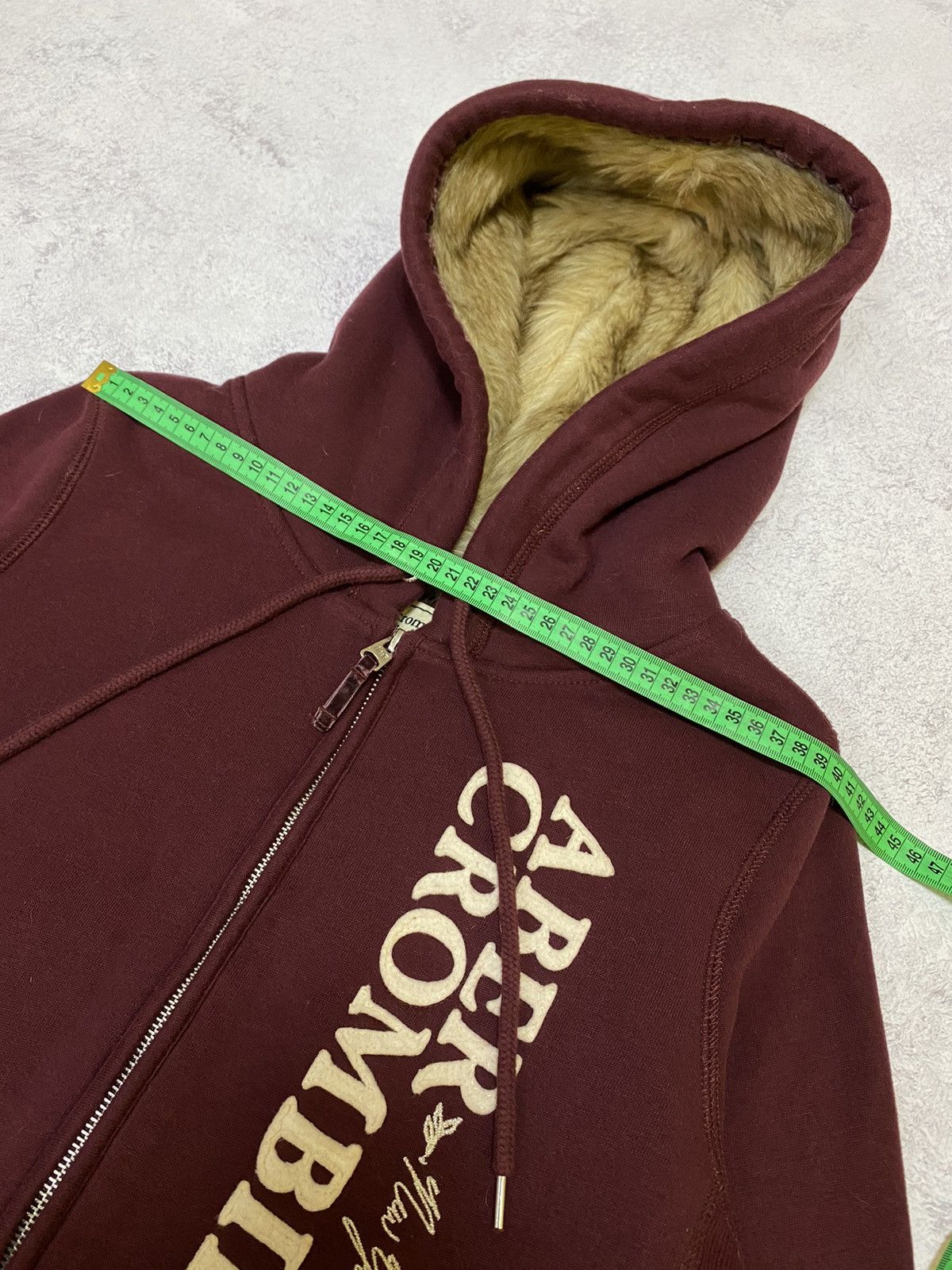 Abercrombie & Fitch Abercrombie&Fitch If Six Was Nine LGB Style Fur Zip Hoodie Size L / US 10 / IT 46 - 10 Thumbnail