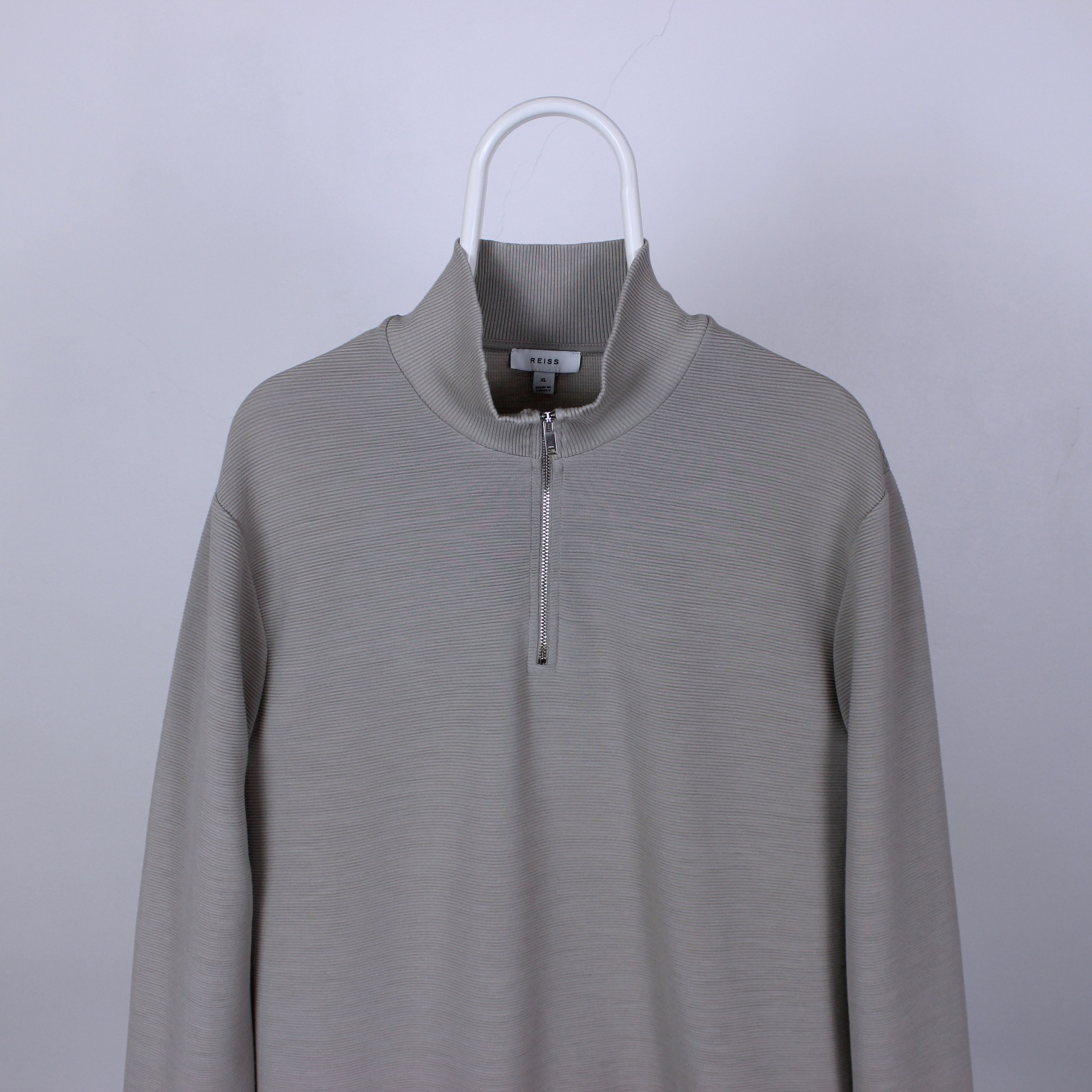 Reiss Reiss jumper men zip 3/4 Oe Will L XL Gray Size US L / EU 52-54 / 3 - 3 Thumbnail