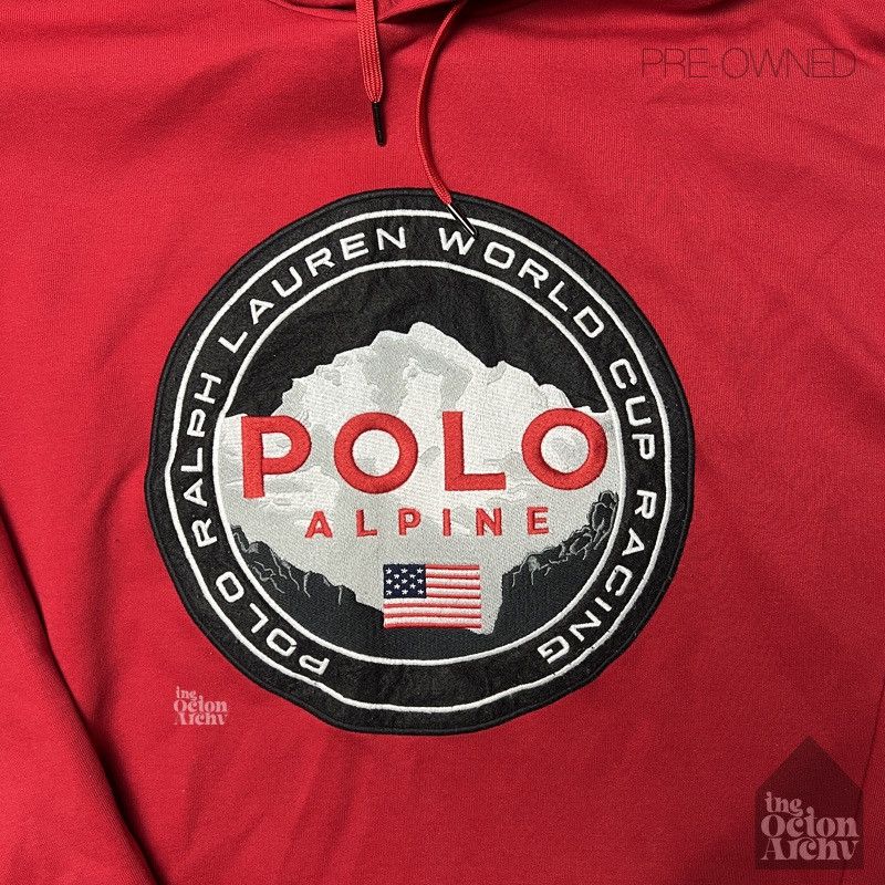 Polo Ralph Lauren Polo Ralph Lauren Alpine World Racing Hoodie Size US XL / EU 56 / 4 - 3 Thumbnail