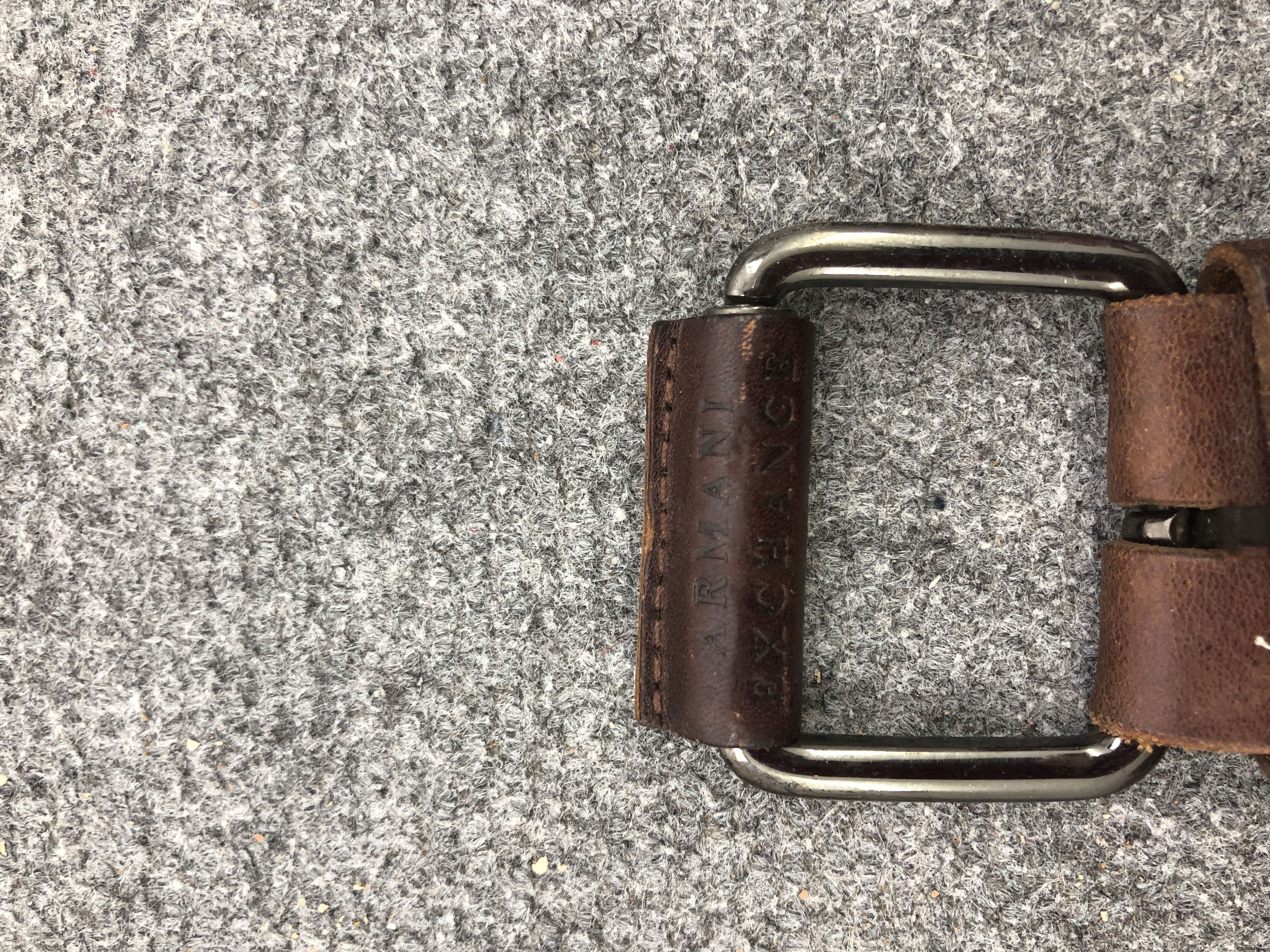 Armani Exchange Vintage Armani Exchange Leather Belt B0043 Size ONE SIZE - 5 Thumbnail