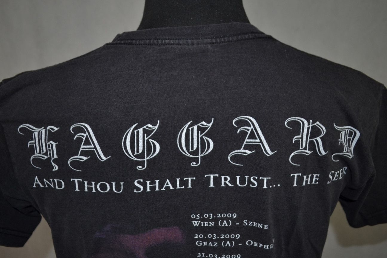 Band Tees × Metallica × Vintage Vintage Haggard And Thou Shalt Trust... The Seer tee S Size US S / EU 44-46 / 1 - 3 Thumbnail