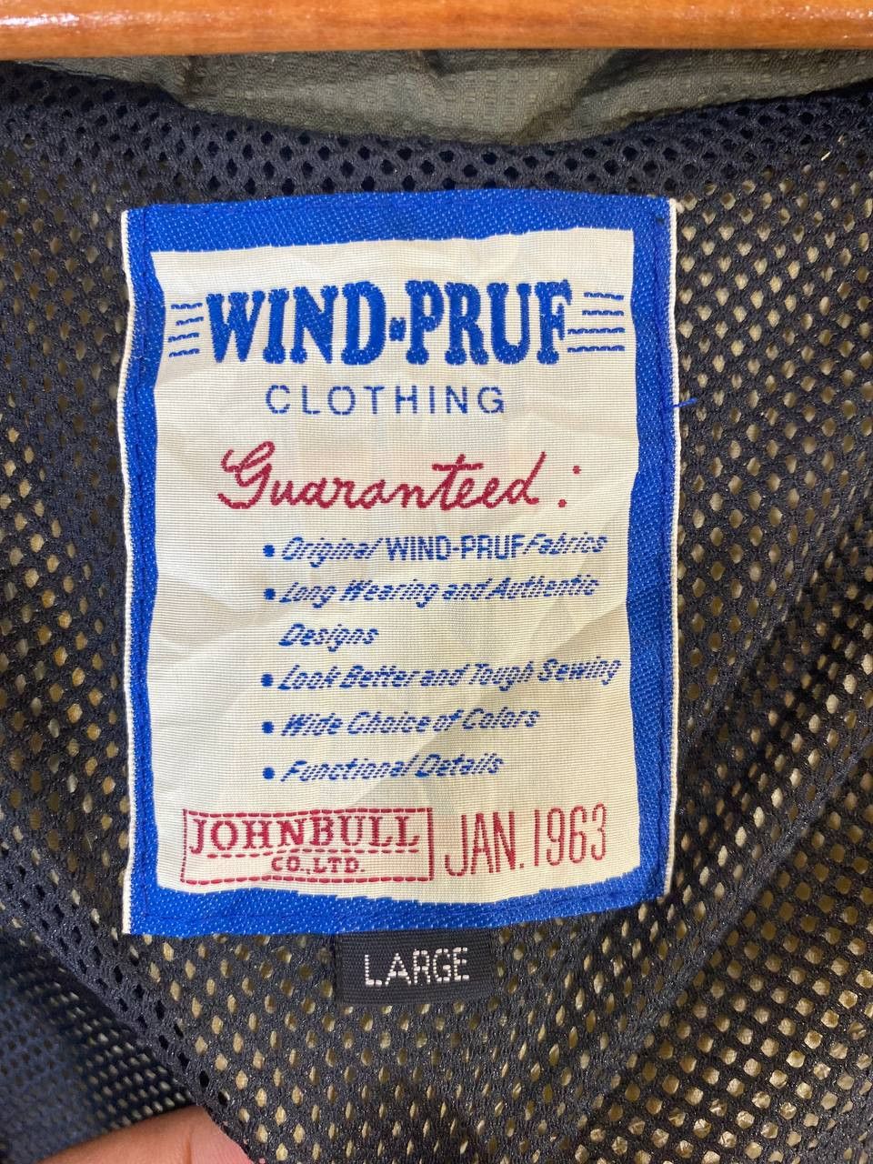 Johnbull john bull windpruf clothing vest net lining Size US L / EU 52-54 / 3 - 5 Thumbnail