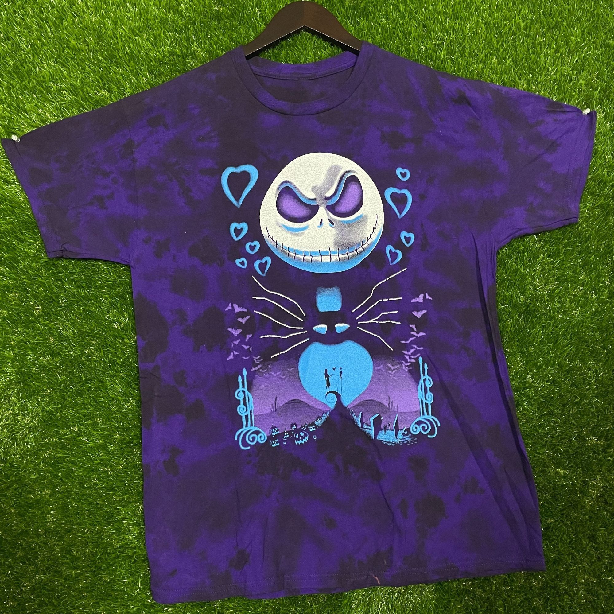 Disney Tim Burton‘s a Nightmare Before Christmas Graphic Tie-dye T- Size US L / EU 52-54 / 3 - 3 Thumbnail