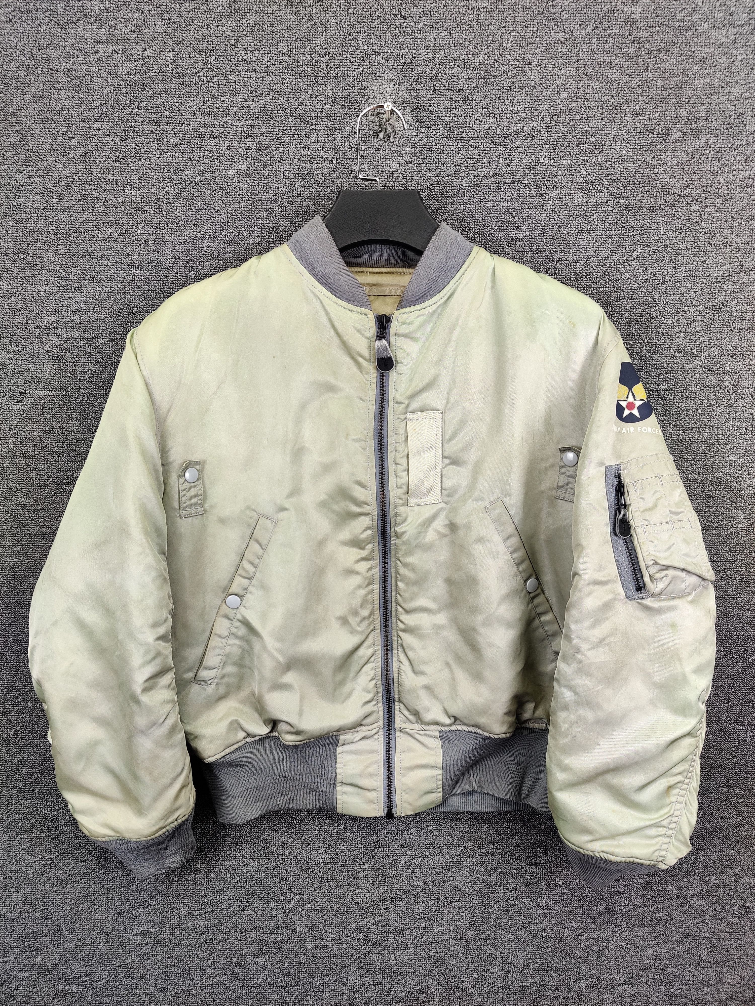 Japanese Brand × Vintage Vintage Air Firce Bomber Jacket Flight Ma